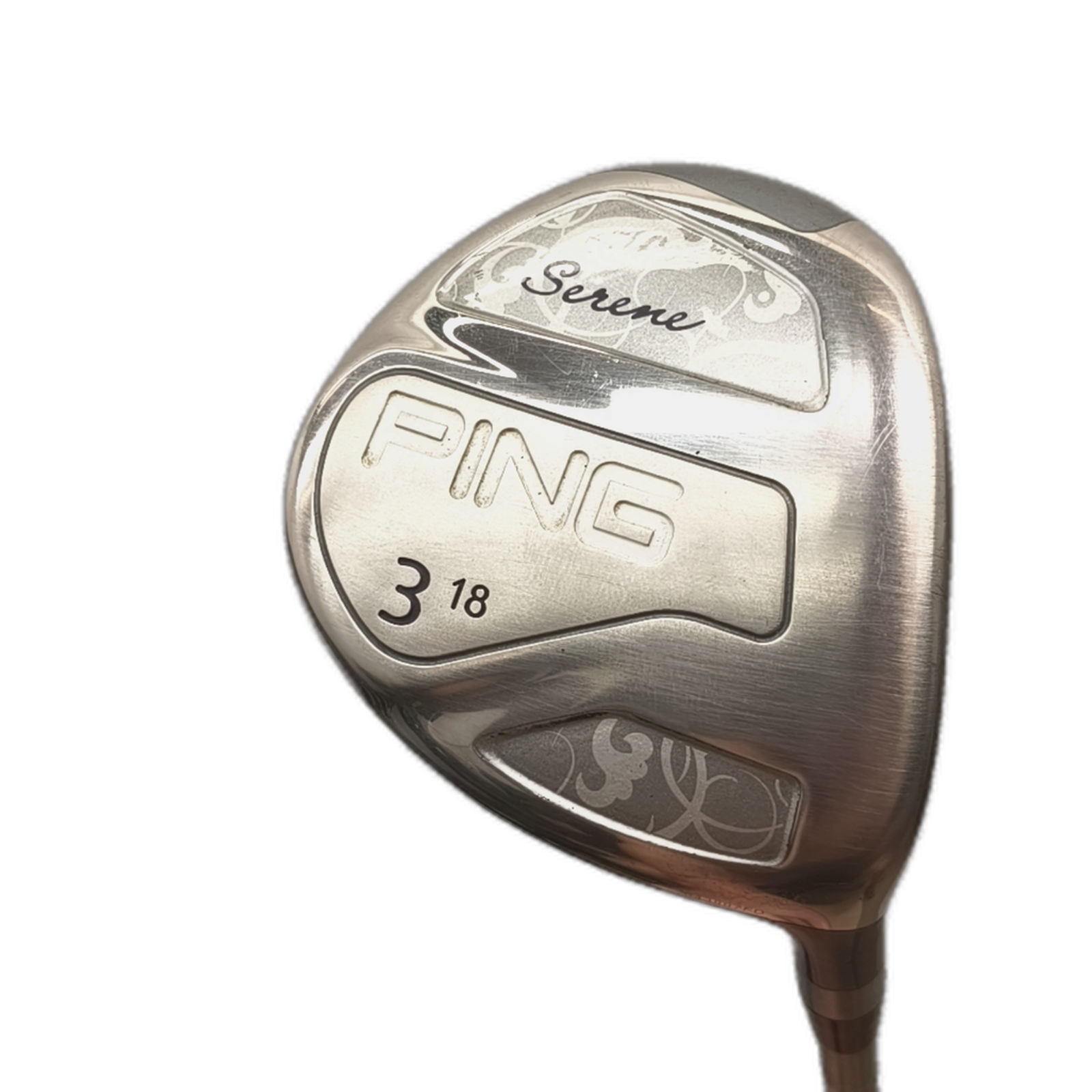 PING Serene Fairway Wood / Flex Ladies / #3/18 [model:silueta] [bg:handrolled]