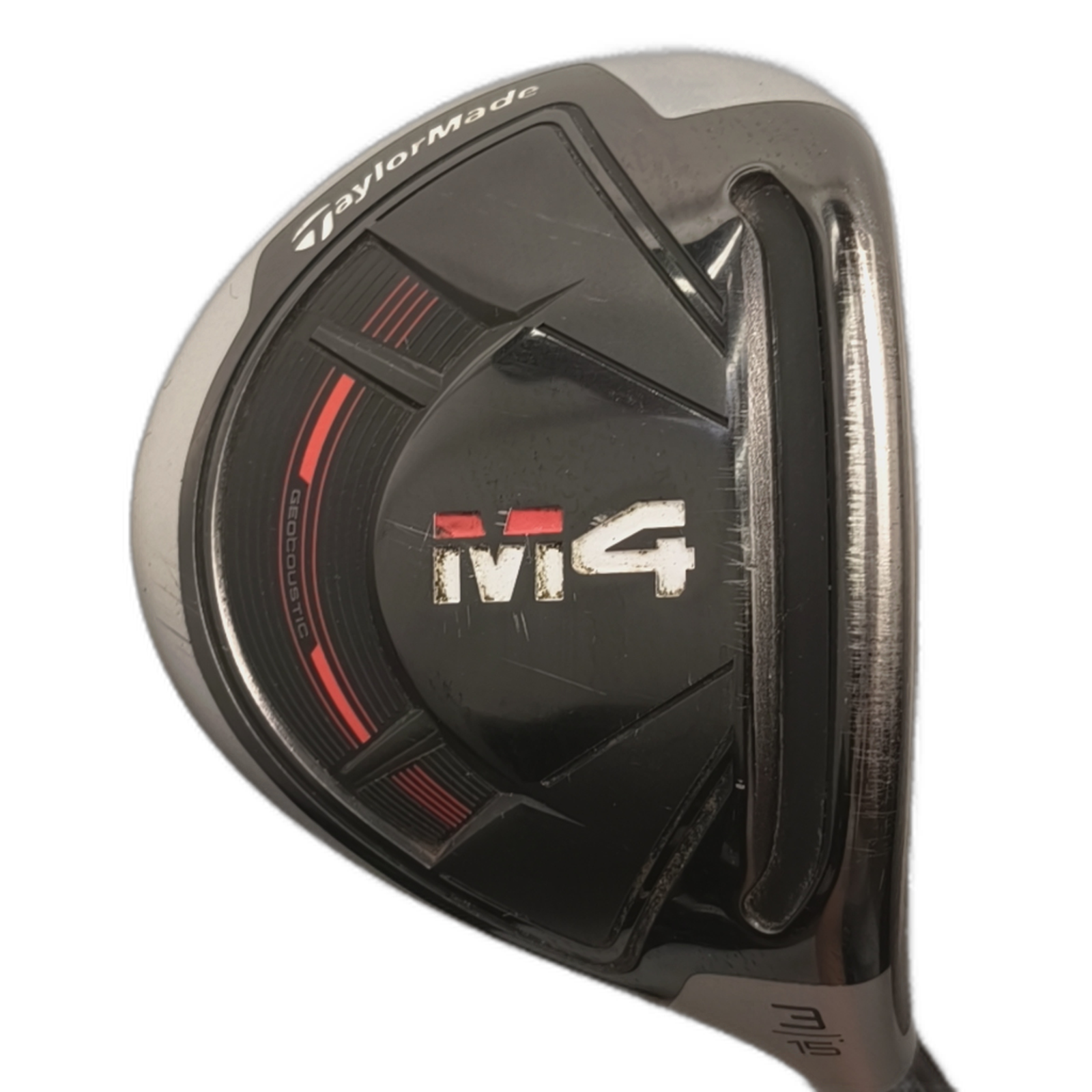 TaylorMade M4 2018 Fairway Wood / Flex Stiff / #3/15 [model:silueta] [bg:handrolled]