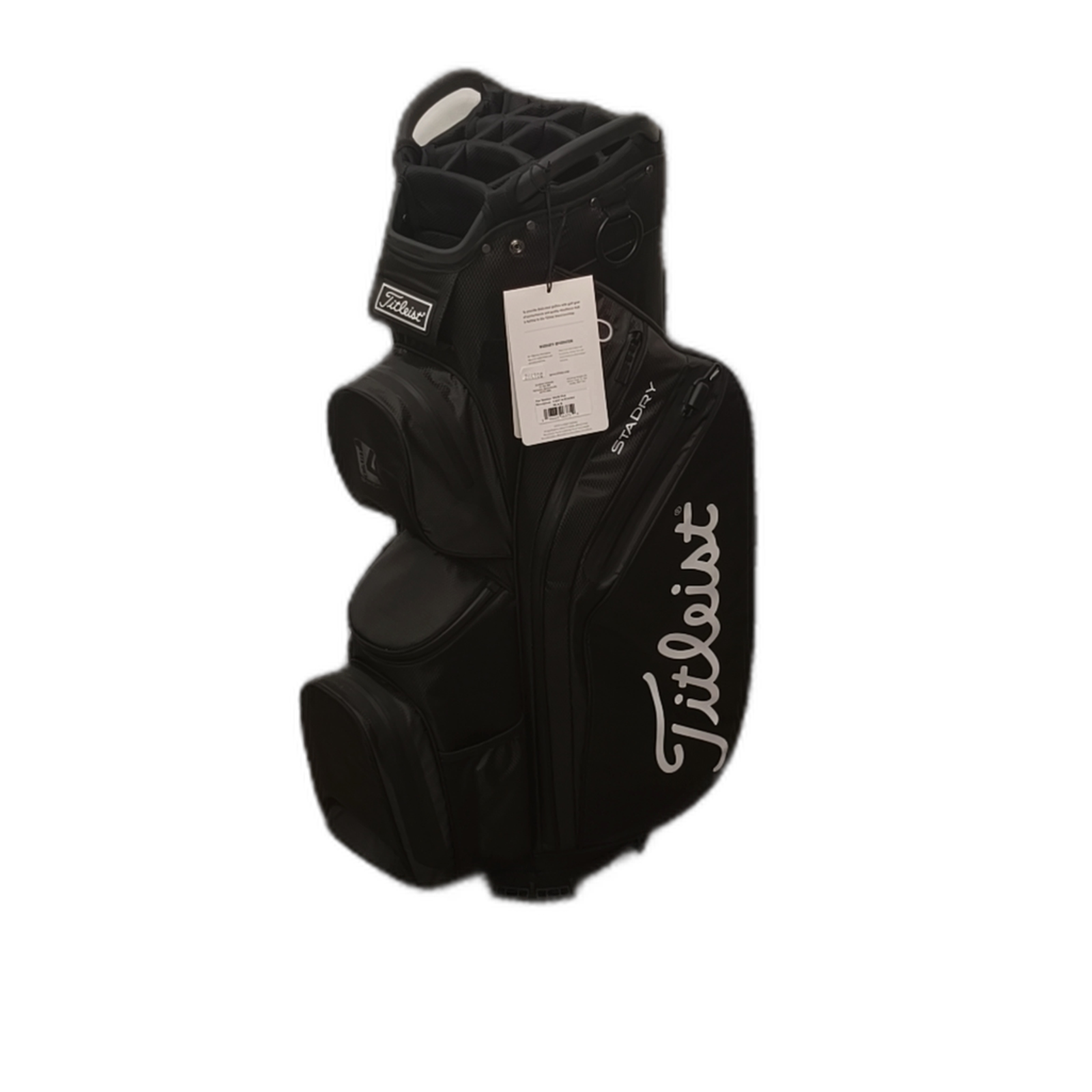 Titleist Cart 14 Stadry Golf Bag / 14-Rum / Sort [model:silueta] [bg:handrolled]
