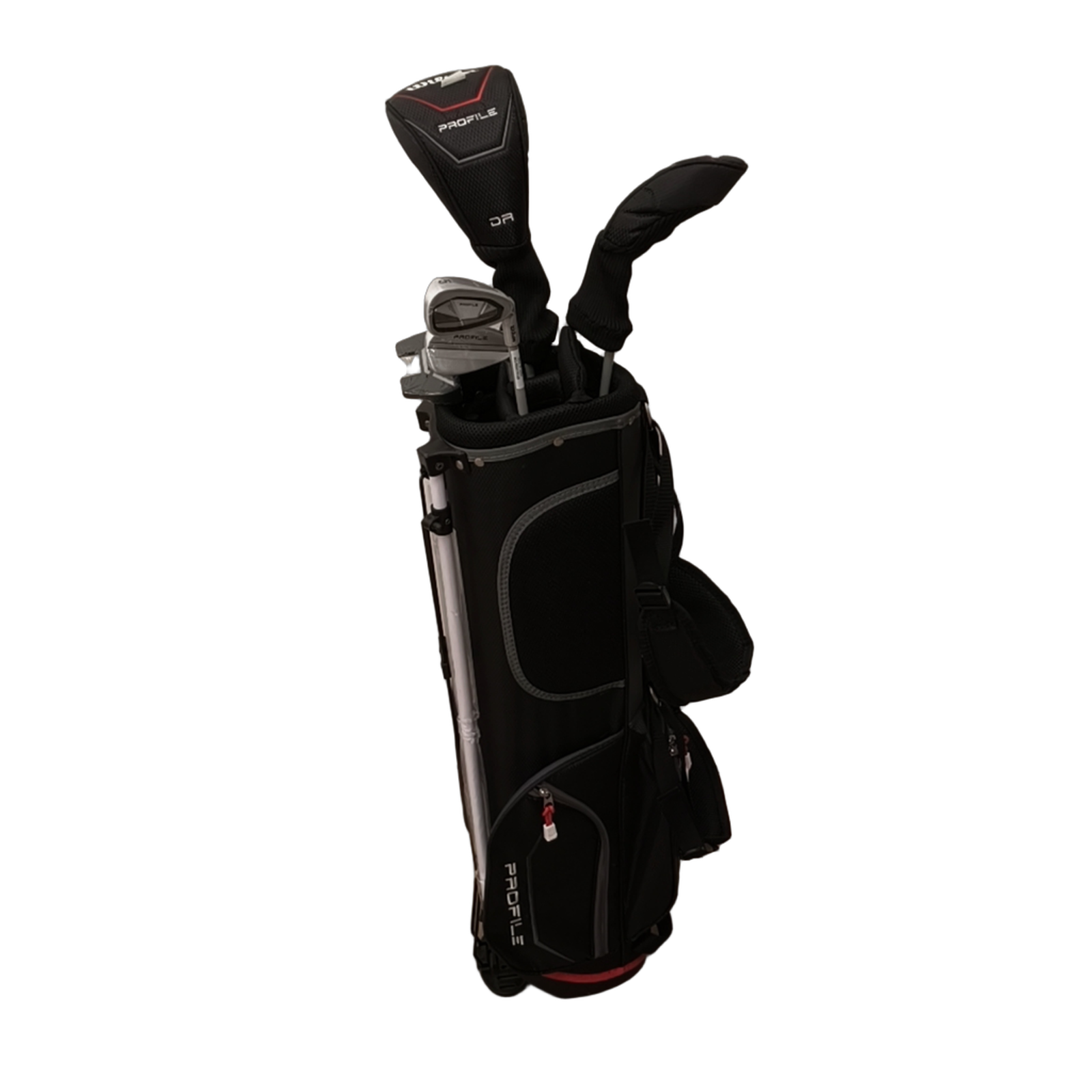 Wilson Profile Junior Komplet Sæt Med Bag / 5+7+PW / Flex Junior  / Grafit [model:birefnet-general] [bg:handrolled]