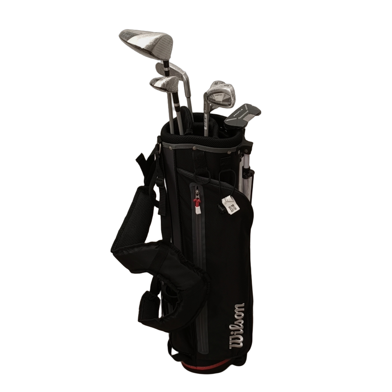 Wilson Profile Junior Komplet Sæt Med Bag / 5+7+PW / Flex Junior  / Grafit [model:birefnet-general] [bg:handrolled]