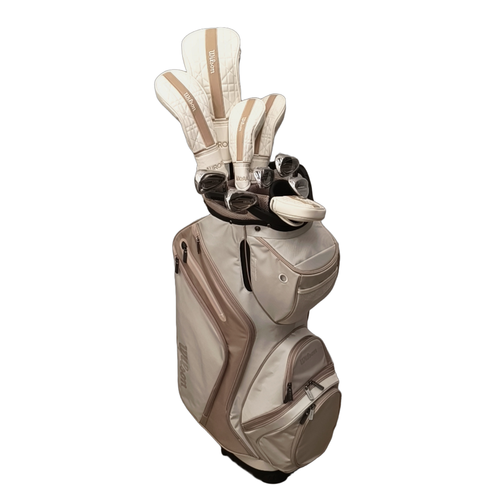 Wilson Aurora Komplet Sæt Med Bag / 7-PW+SW / Flex Junior  / Grafit [model:birefnet-general] [bg:handrolled]
