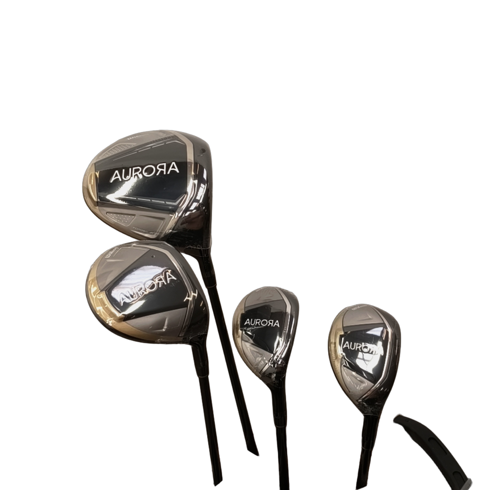 Wilson Aurora Komplet Sæt Med Bag / 7-PW+SW / Flex Junior  / Grafit [model:birefnet-general] [bg:handrolled]