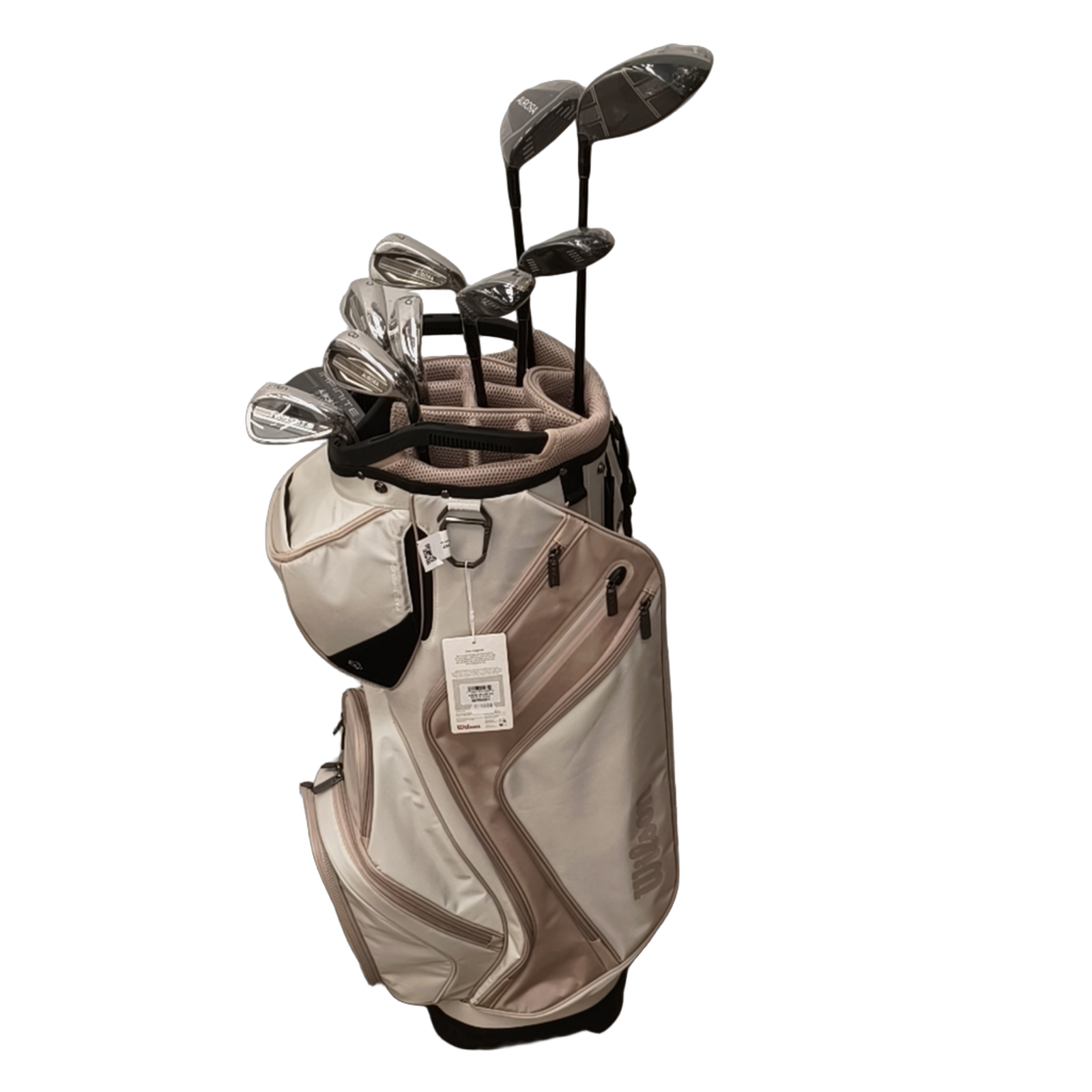 Wilson Aurora Komplet Sæt Med Bag / 7-PW+SW / Flex Junior  / Grafit [model:birefnet-general] [bg:handrolled]