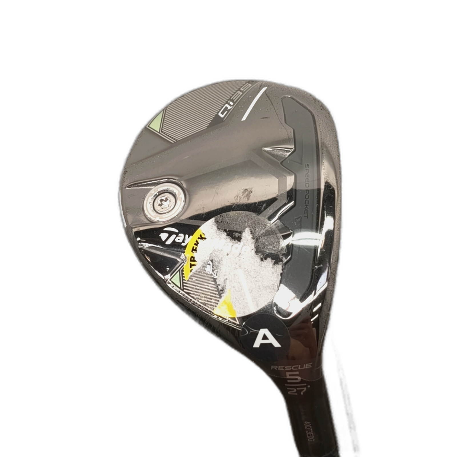 TaylorMade Qi35 Hybrid / Flex A-flex / #5/27 [model:silueta] [bg:handrolled]