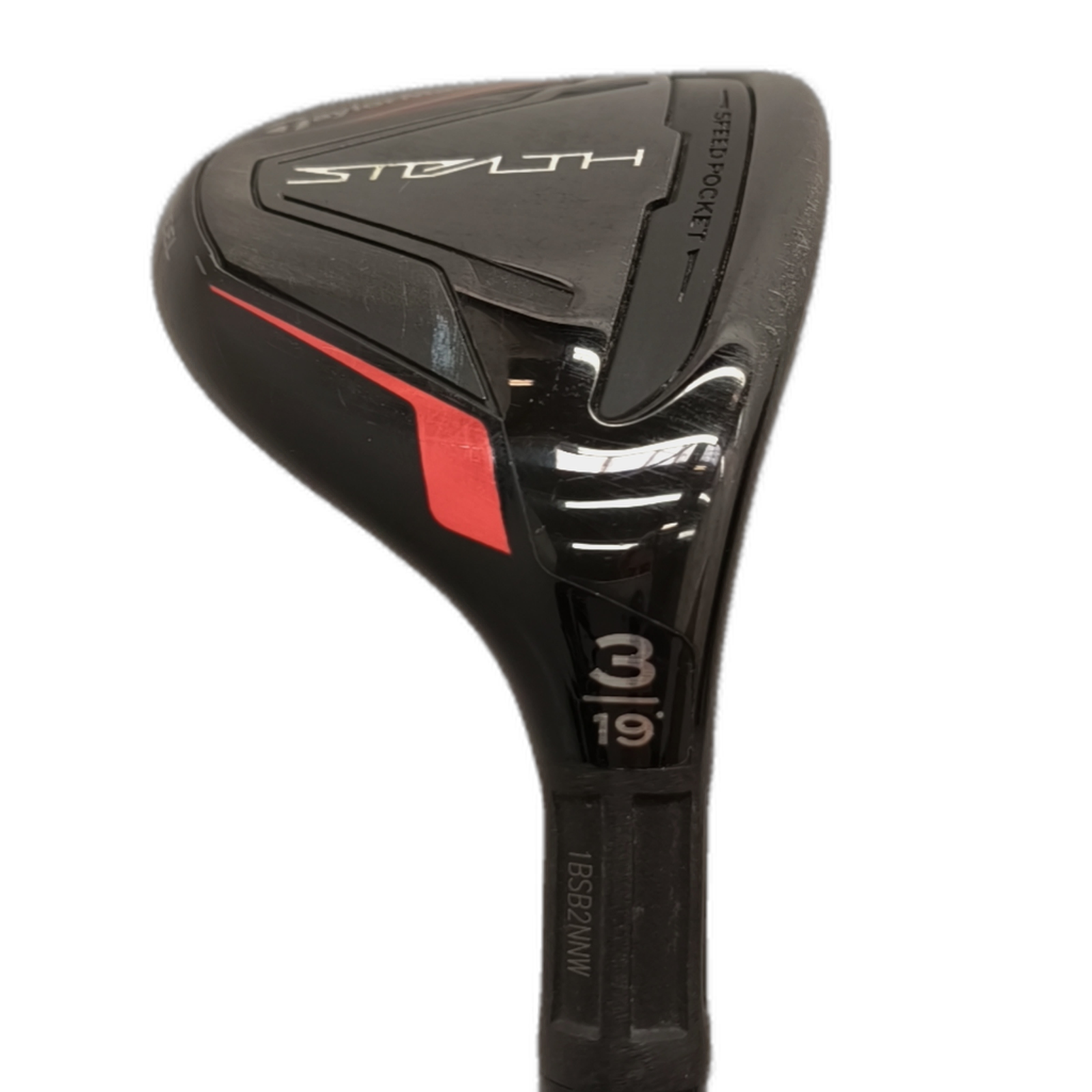 TaylorMade Stealth Hybrid / Flex Regular / #3/19 [model:silueta] [bg:handrolled]