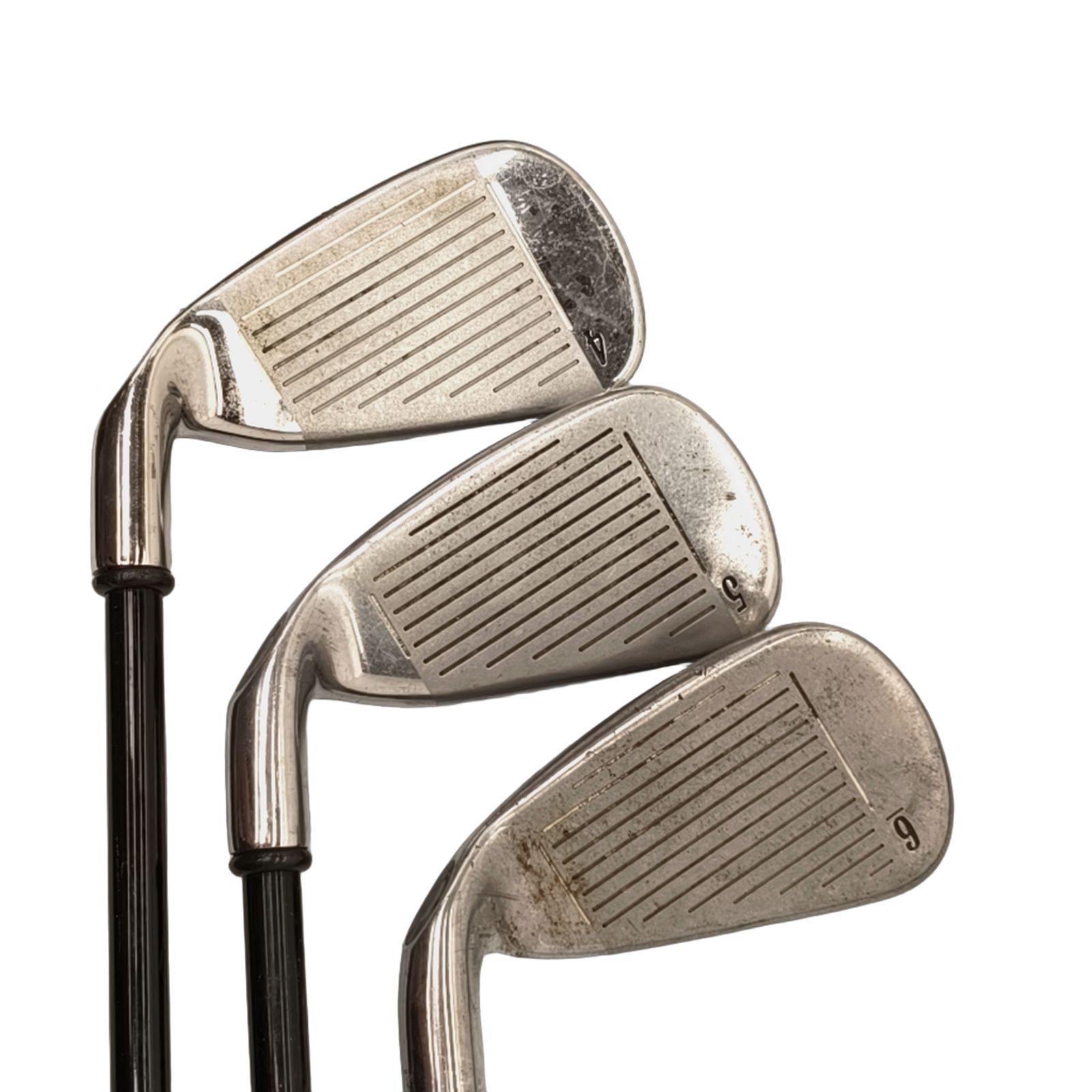 Callaway Big Bertha 2004 Jernsæt / 4-8+PW / Flex Regular / Grafit [model:birefnet-general] [bg:handrolled]