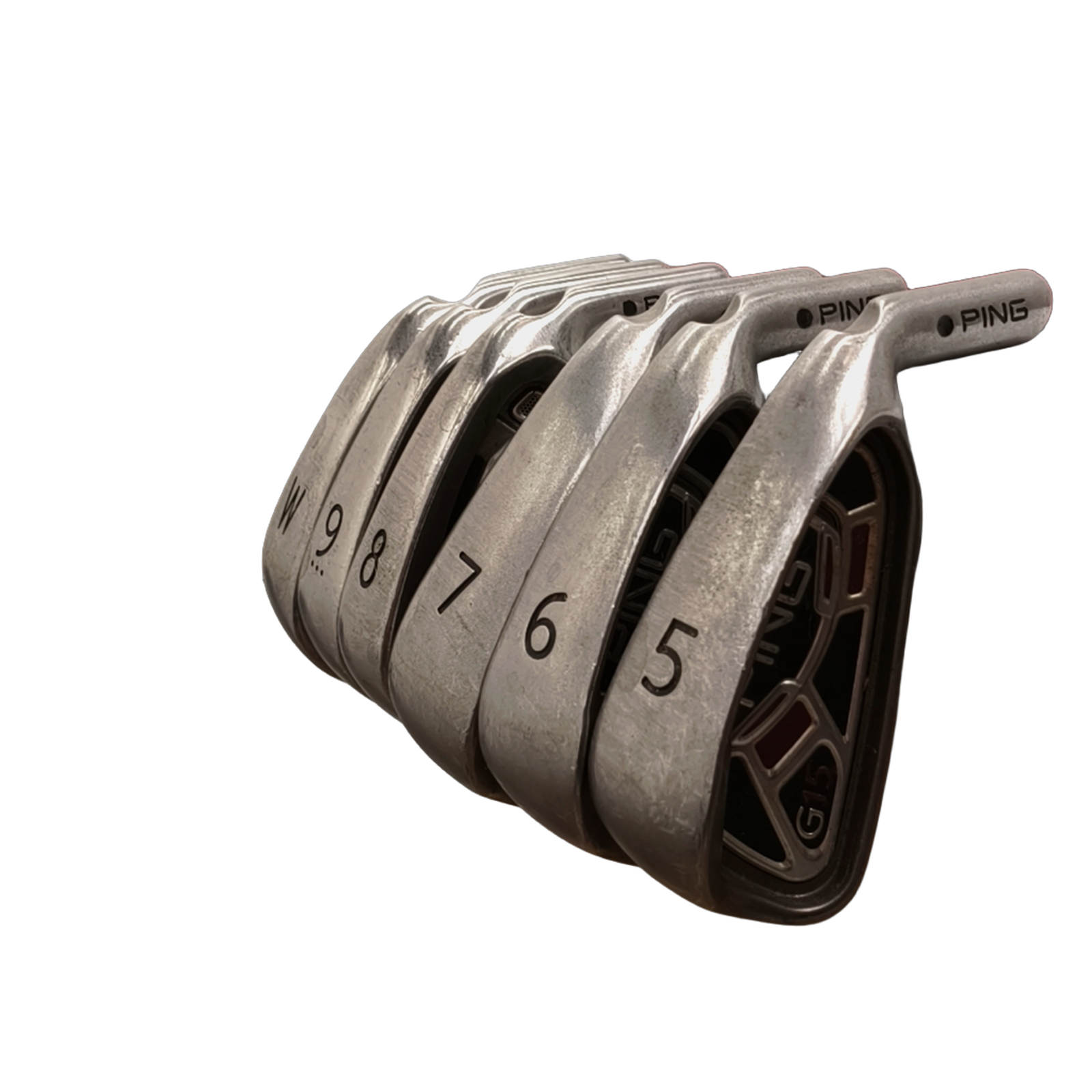 PING G15 Jernsæt / 5-PW / Flex A-flex / Grafit [model:birefnet-general] [bg:handrolled]