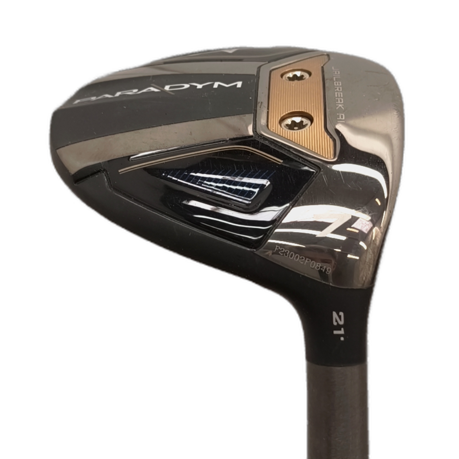 Callaway Paradym Fairway Wood / Flex Ladies / #7/21 [model:silueta] [bg:handrolled]
