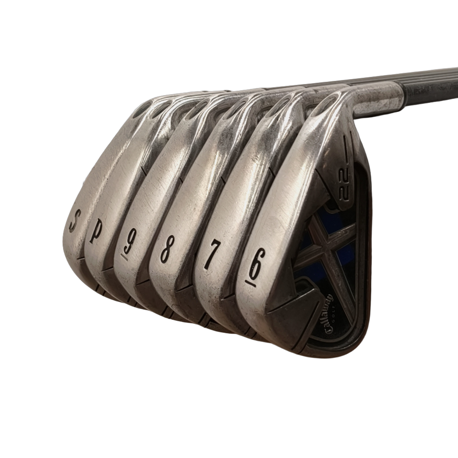 Callaway X-22 Jernsæt / 6-PW+SW / Flex A-flex / Grafit [model:birefnet-general] [bg:handrolled]