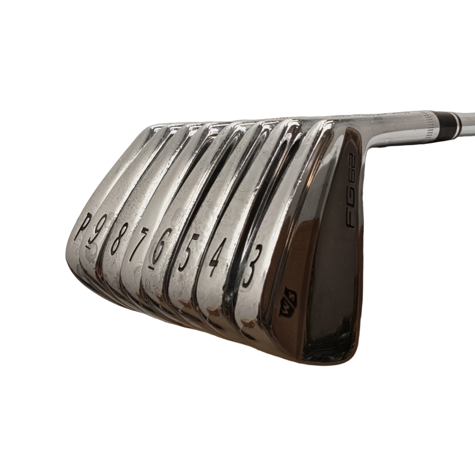 Wilson Staff FG 62 Set di ferri / 3-PW / Flex Stiff / Acciaio [model:birefnet-general] [bg:handrolled]