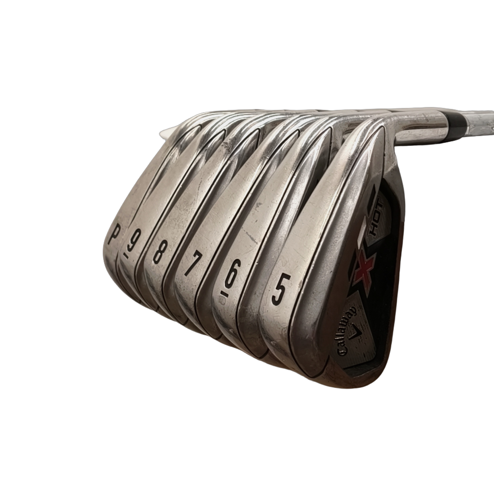 Callaway X Hot Set di ferri / 5-PW / Flex Uniflex / Acciaio [model:birefnet-general] [bg:handrolled]