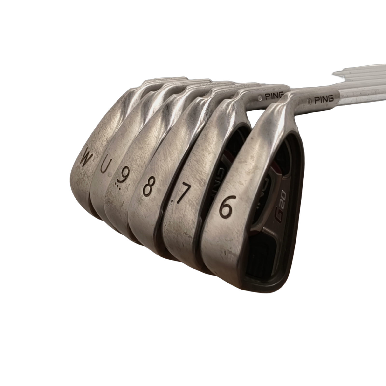 PING G20 Jernsæt / 6-PW+GW / Flex Regular / Stål [model:birefnet-general] [bg:handrolled]