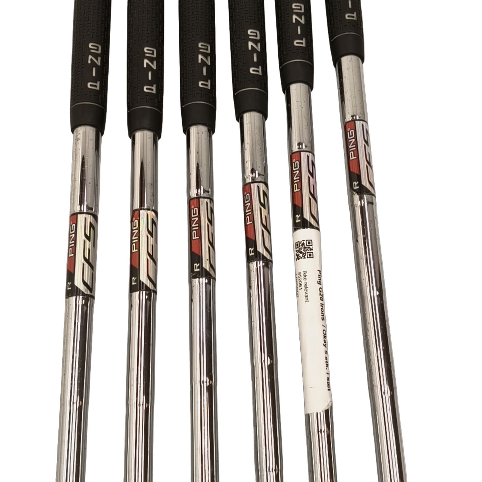 PING G20 Jernsæt / 6-PW+GW / Flex Regular / Stål [model:birefnet-general] [bg:handrolled]