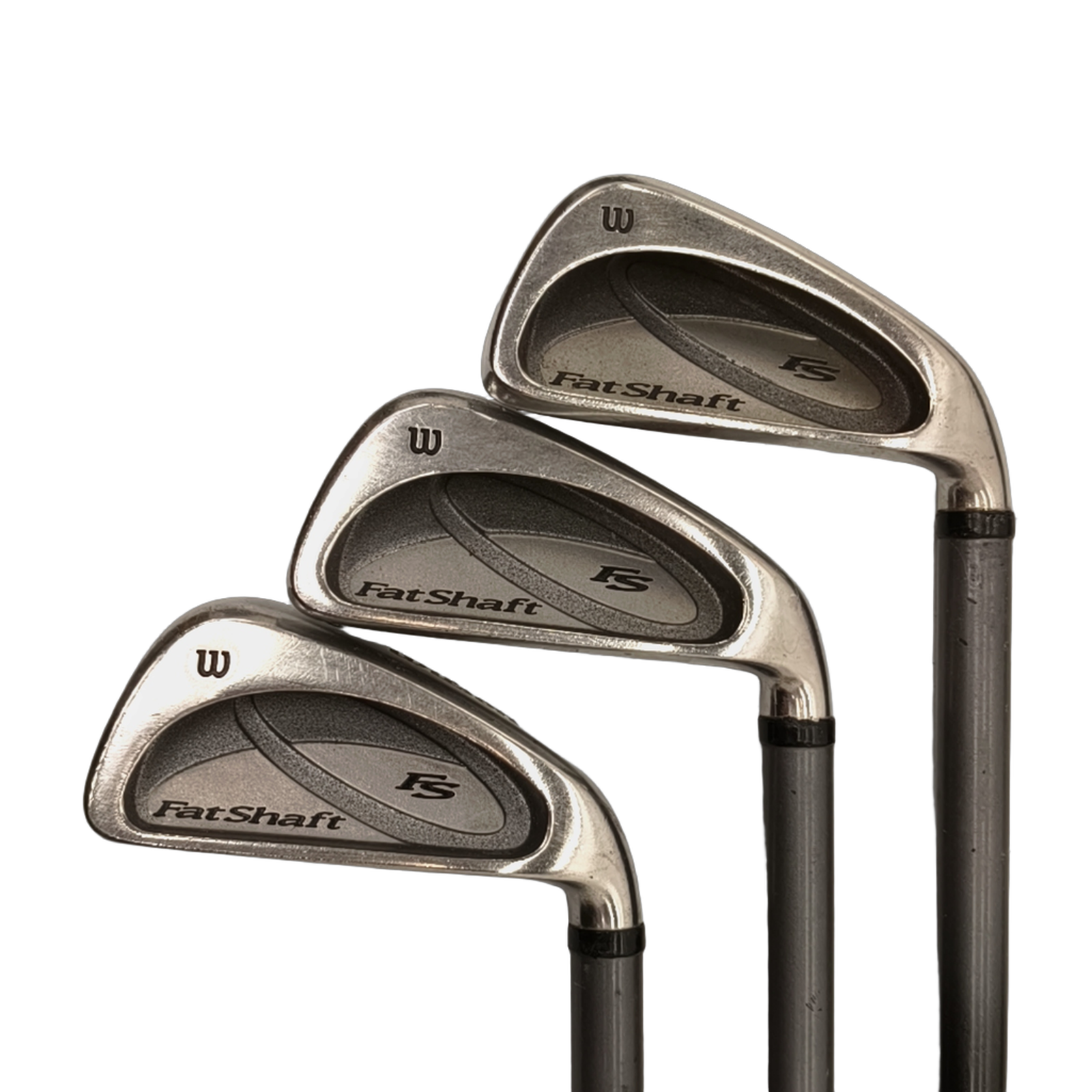 Wilson Fatshaft Jernsæt / 3-PW+SW / Flex A-flex / Grafit [model:birefnet-general] [bg:handrolled]