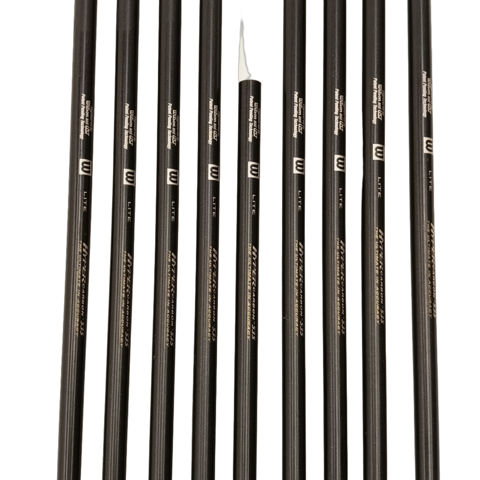 Wilson Fatshaft Jernsæt / 3-PW+SW / Flex A-flex / Grafit [model:birefnet-general] [bg:handrolled]