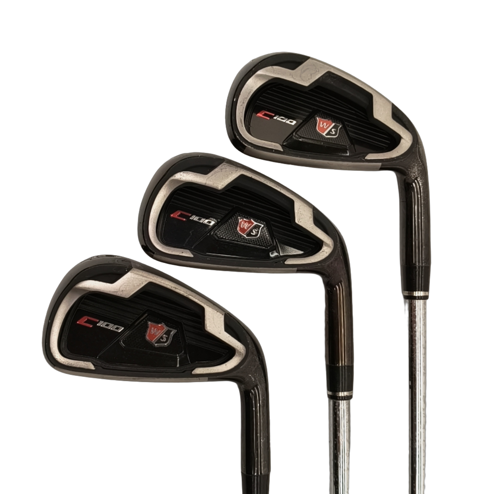 Wilson Staff C100 Iron Set / 4-PW+GW / Flex Regular / Steel [model:birefnet-general] [bg:handrolled]
