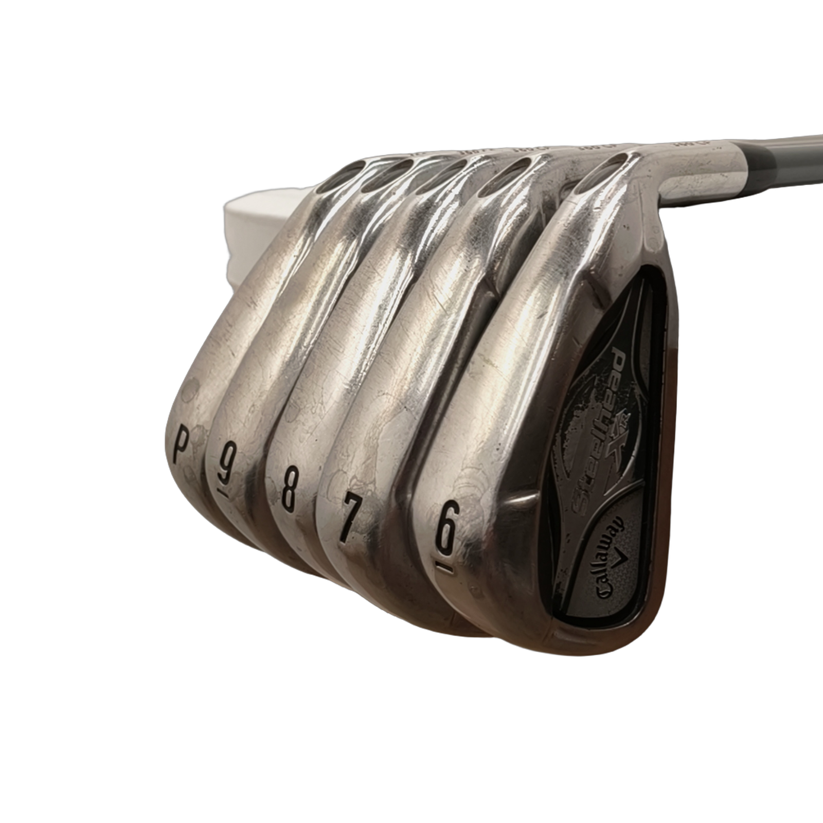 Callaway Steelhead XR Iron Set / 6-PW / Flex A-flex / Graphite [model:birefnet-general] [bg:handrolled]