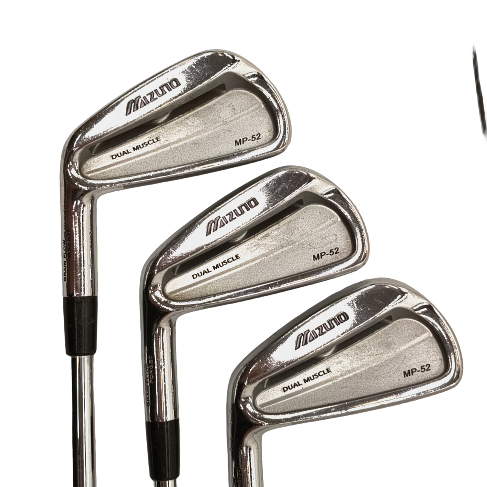 Venstre Mizuno MP-52 Jernsæt / 4-PW / Flex Regular / Stål [model:birefnet-general] [bg:handrolled]