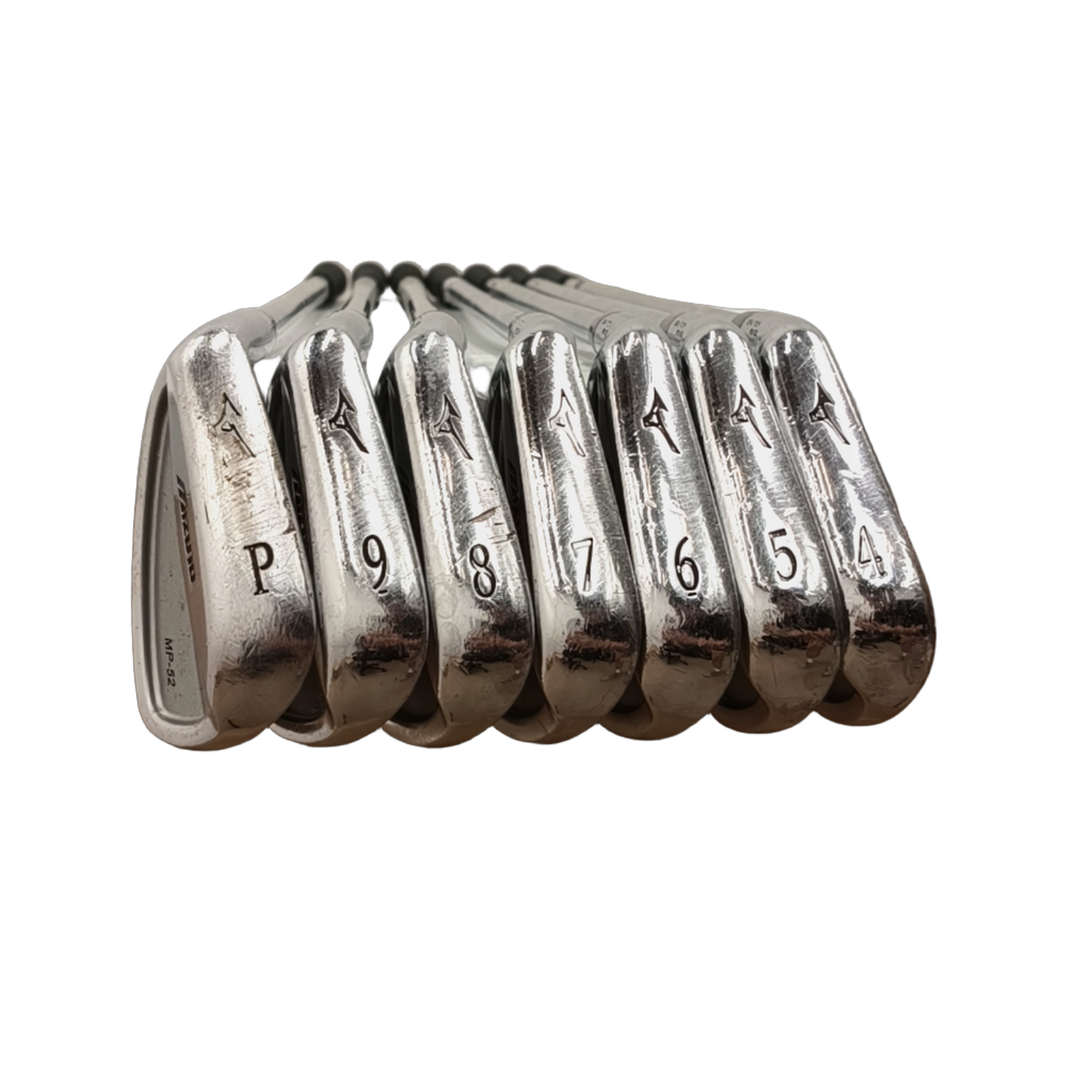 Venstre Mizuno MP-52 Jernsæt / 4-PW / Flex Regular / Stål [model:birefnet-general] [bg:handrolled]