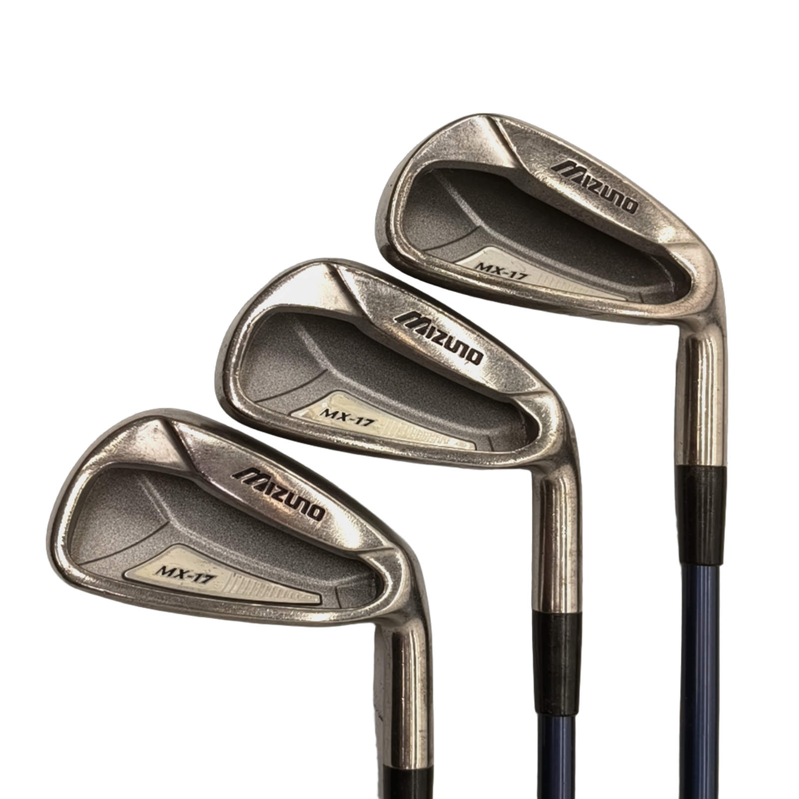 Mizuno MX-17 Ironset / 4-PW / Flex A-flex / Graphite [model:birefnet-general] [bg:handrolled]