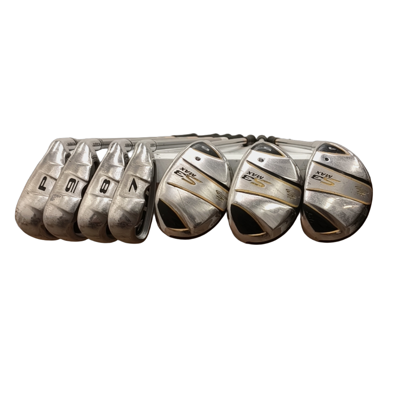 Cobra S3 Max Iron Set / 4H+5H+6H+7-PW / Flex A-flex / Graphite [model:birefnet-general] [bg:handrolled]