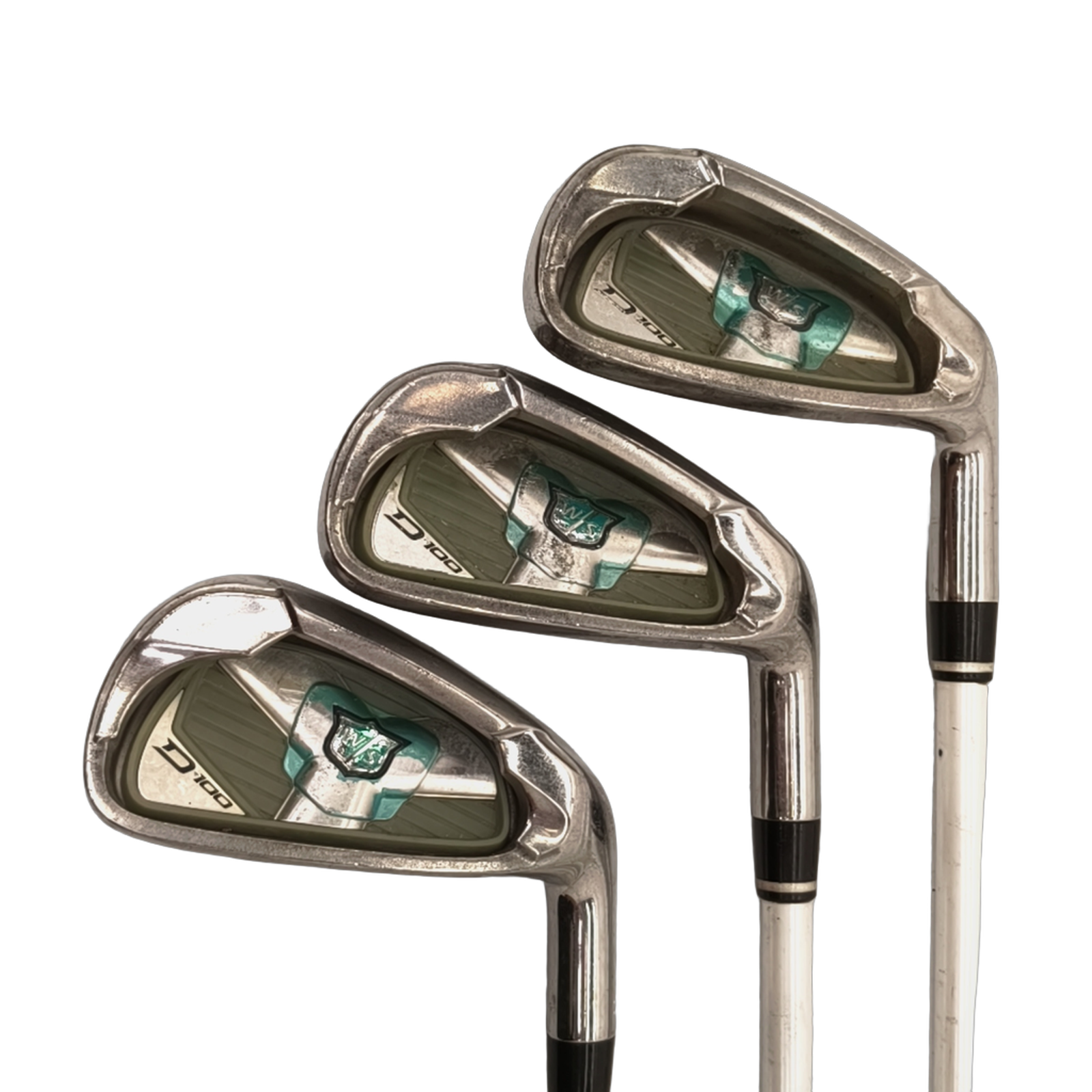 Wilson Staff D100 Eisenset / 6-PW+SW / Flex Ladies / Graphit [model:birefnet-general] [bg:handrolled]