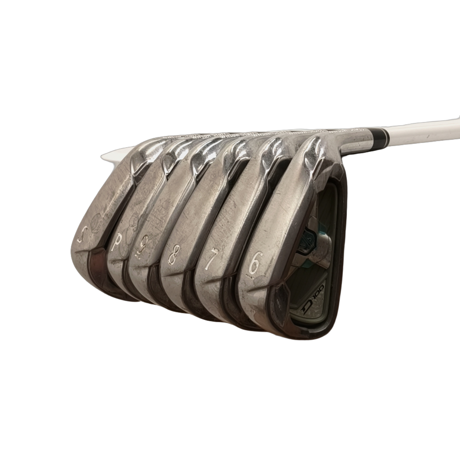Wilson Staff D100 Eisenset / 6-PW+SW / Flex Ladies / Graphit [model:birefnet-general] [bg:handrolled]