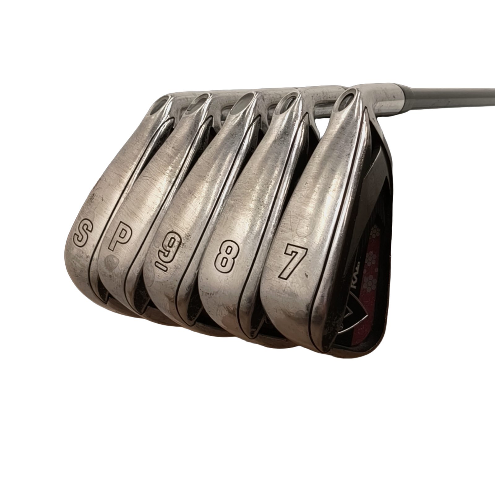 Callaway RAZR X HL Eisenset / 7-PW+SW / Flex Ladies / Graphit [model:birefnet-general] [bg:handrolled]