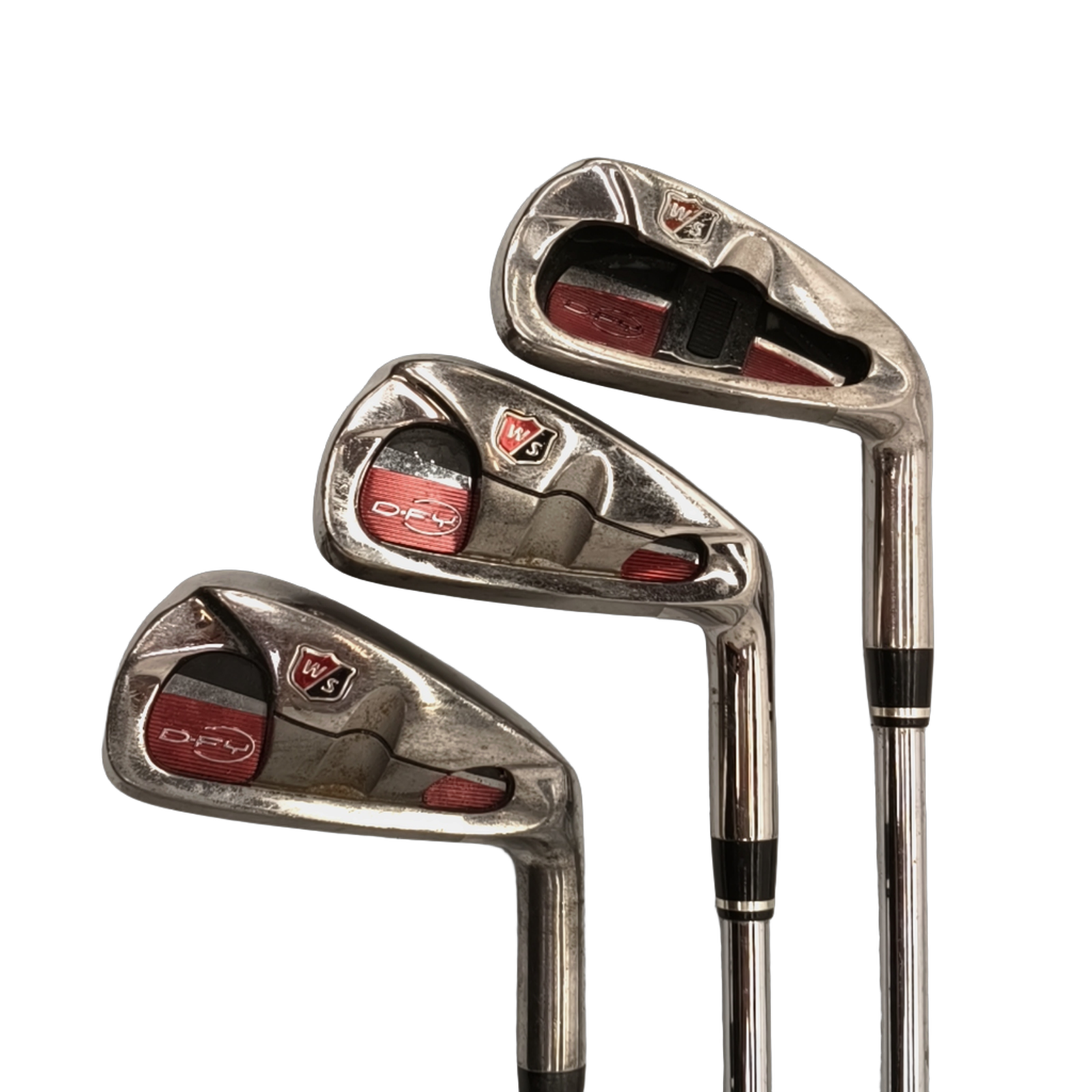 Wilson Staff D-FY Jernsæt / 5-PW+SW / Flex Regular / Steel [model:birefnet-general] [bg:handrolled]