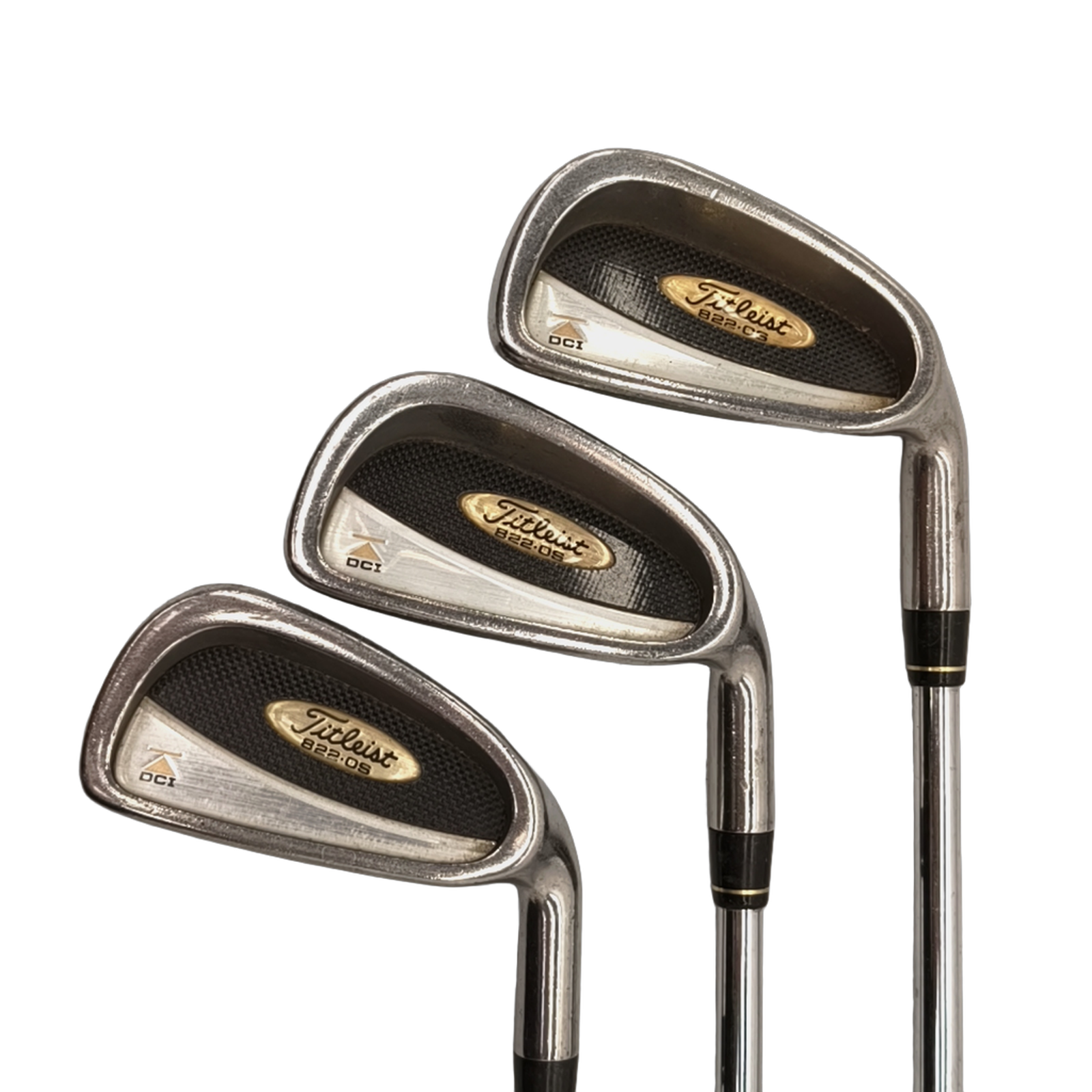 Titleist 822 OS Iron Set / 3-PW / Flex Regular / Steel [model:birefnet-general] [bg:handrolled]