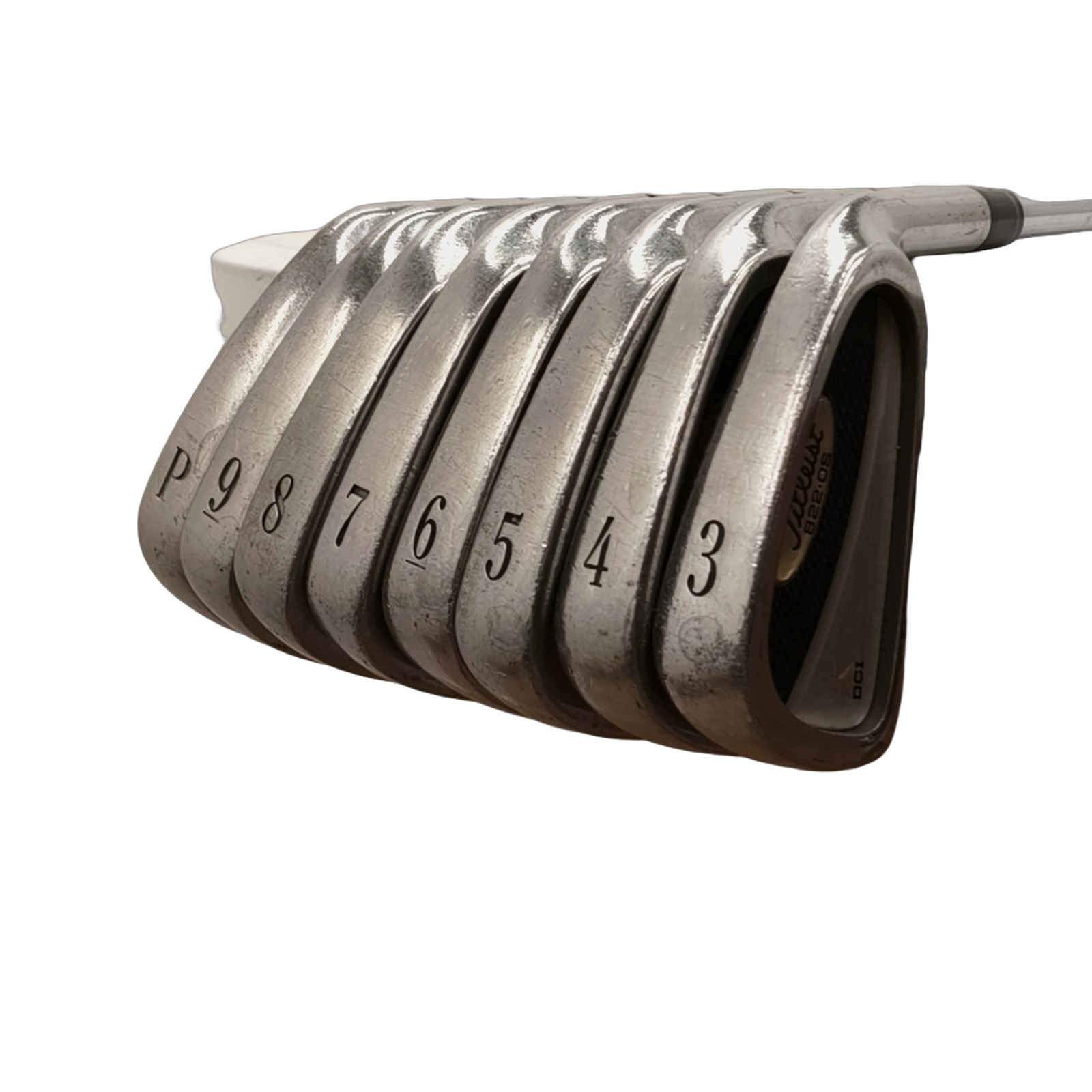 Titleist 822 OS Iron Set / 3-PW / Flex Regular / Steel [model:birefnet-general] [bg:handrolled]