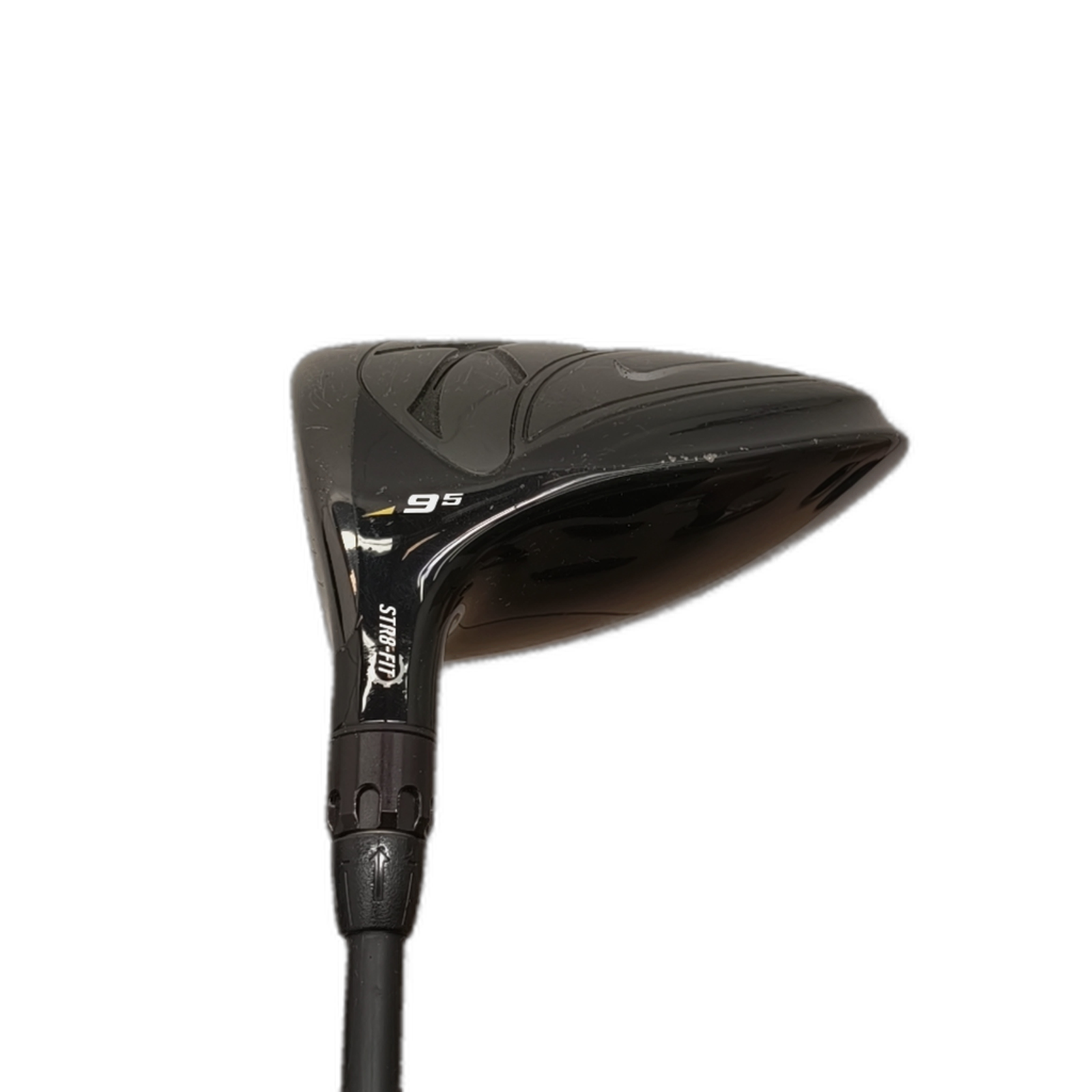 Venstre Nike Mach Speed Black Sq Driver / Flex Stiff / Loft 9.5 [model:silueta] [bg:handrolled]