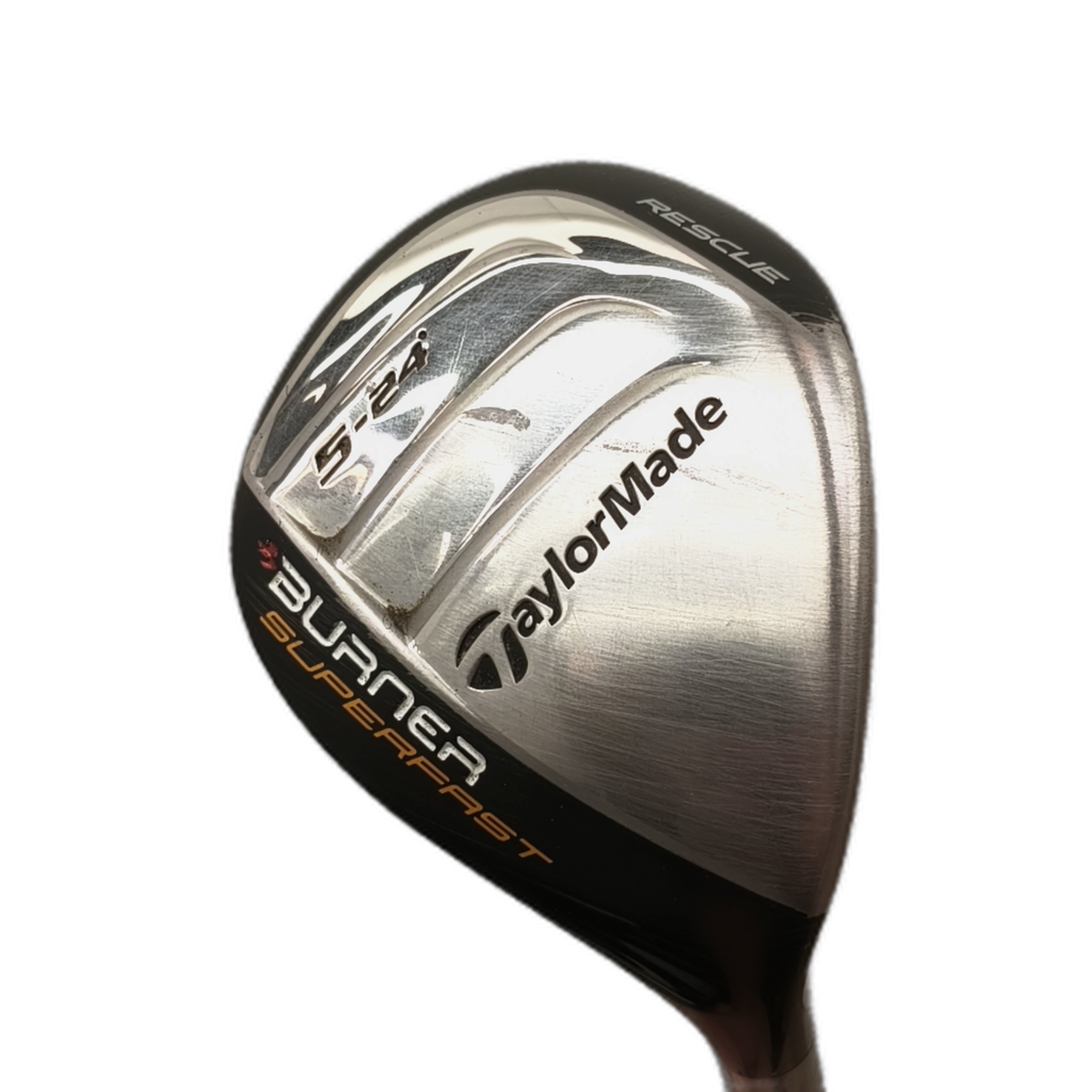 TaylorMade Burner Superfast Hybrid / Flex Regular / #5/24 [model:silueta] [bg:handrolled]