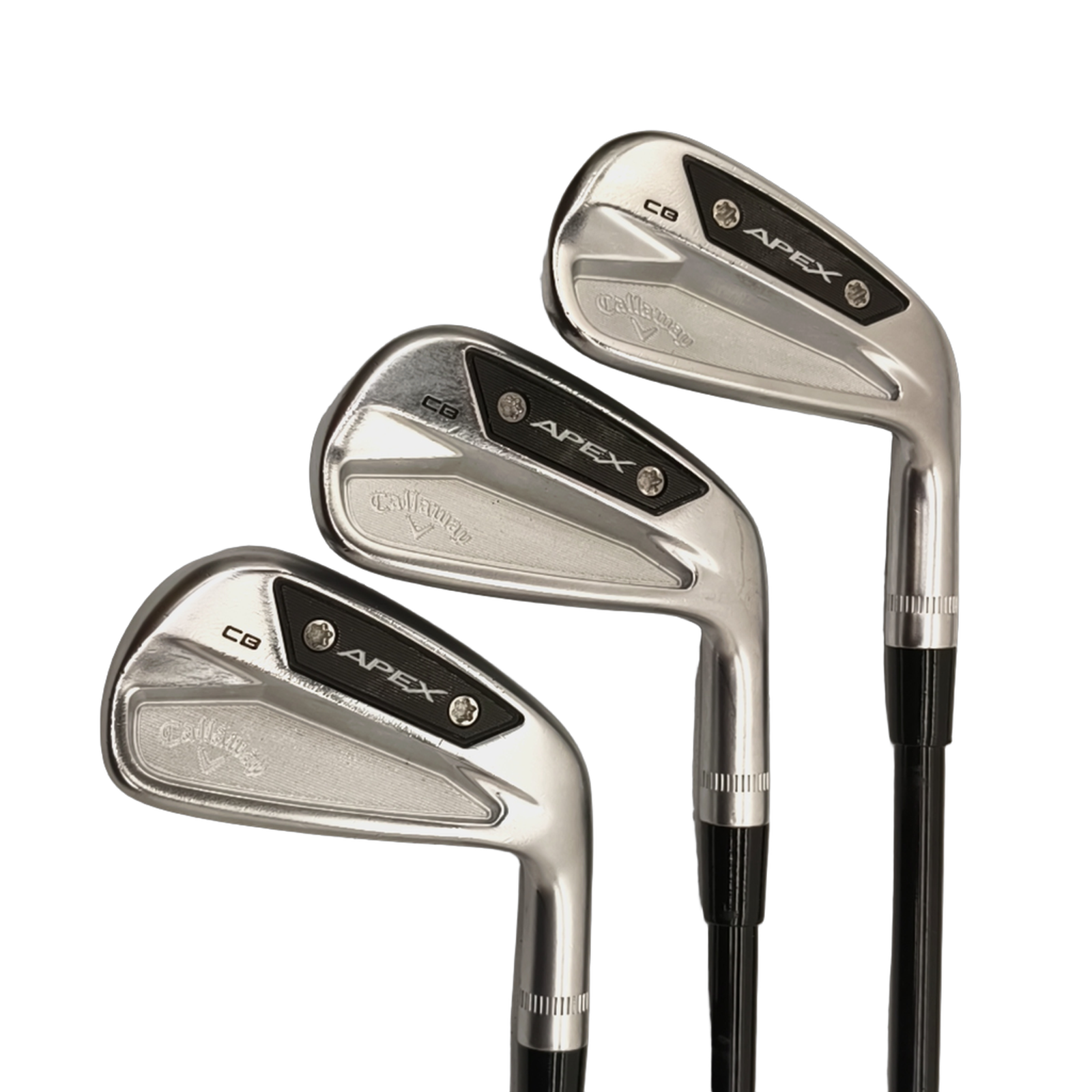 Callaway Apex CB Forged `24 Jernsæt / 5-PW+AW / Flex Regular / Grafit [model:birefnet-general] [bg:handrolled]