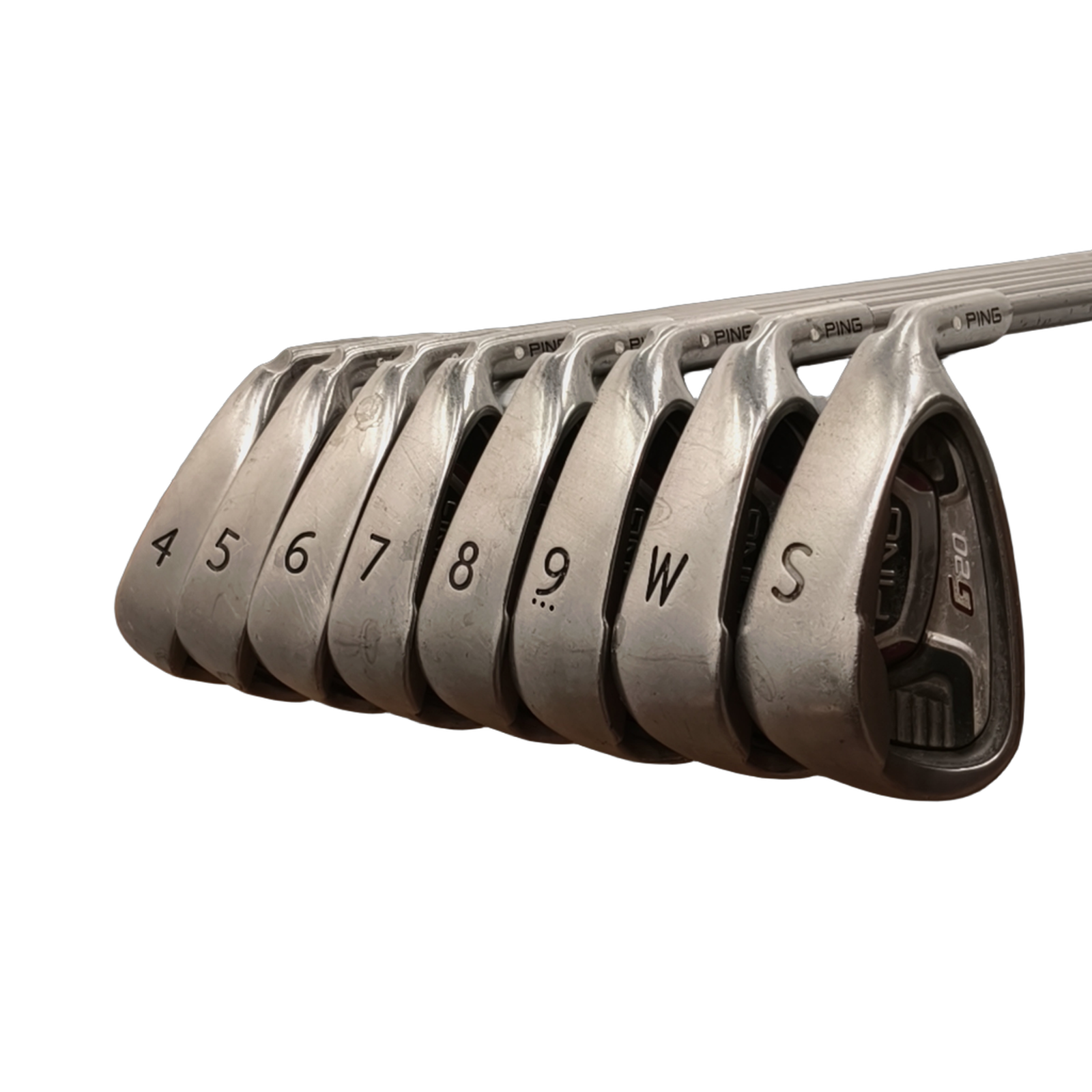 PING G20 Jernsæt / 4-PW+SW / Flex Regular / Grafit [model:birefnet-general] [bg:handrolled]