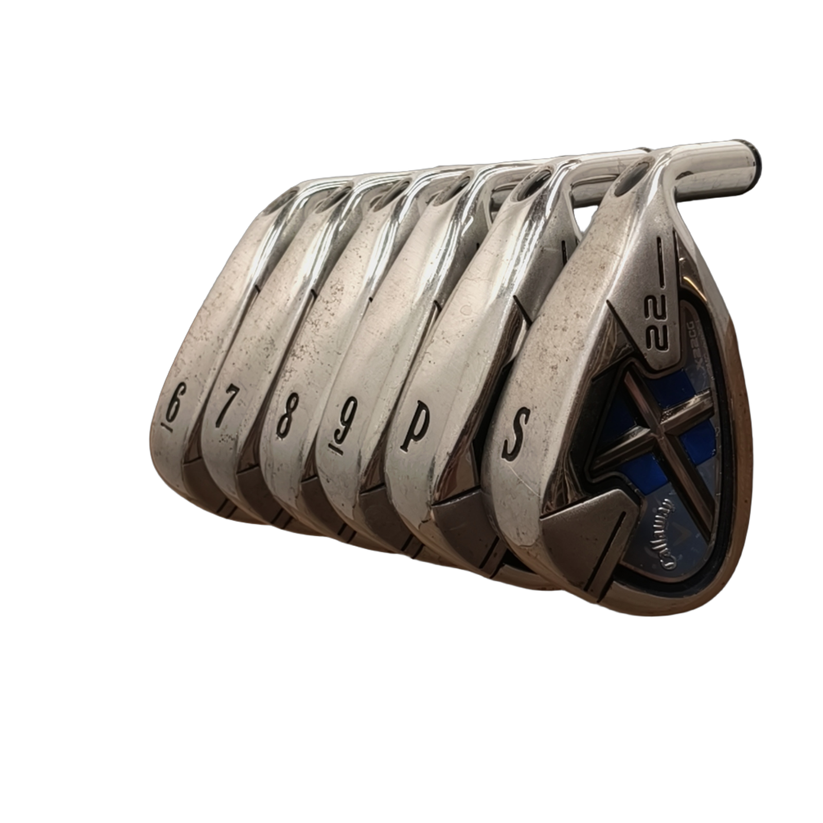 Callaway X22 Jernsæt / 6-PW+SW / Flex Ladies / Grafit [model:birefnet-general] [bg:handrolled]
