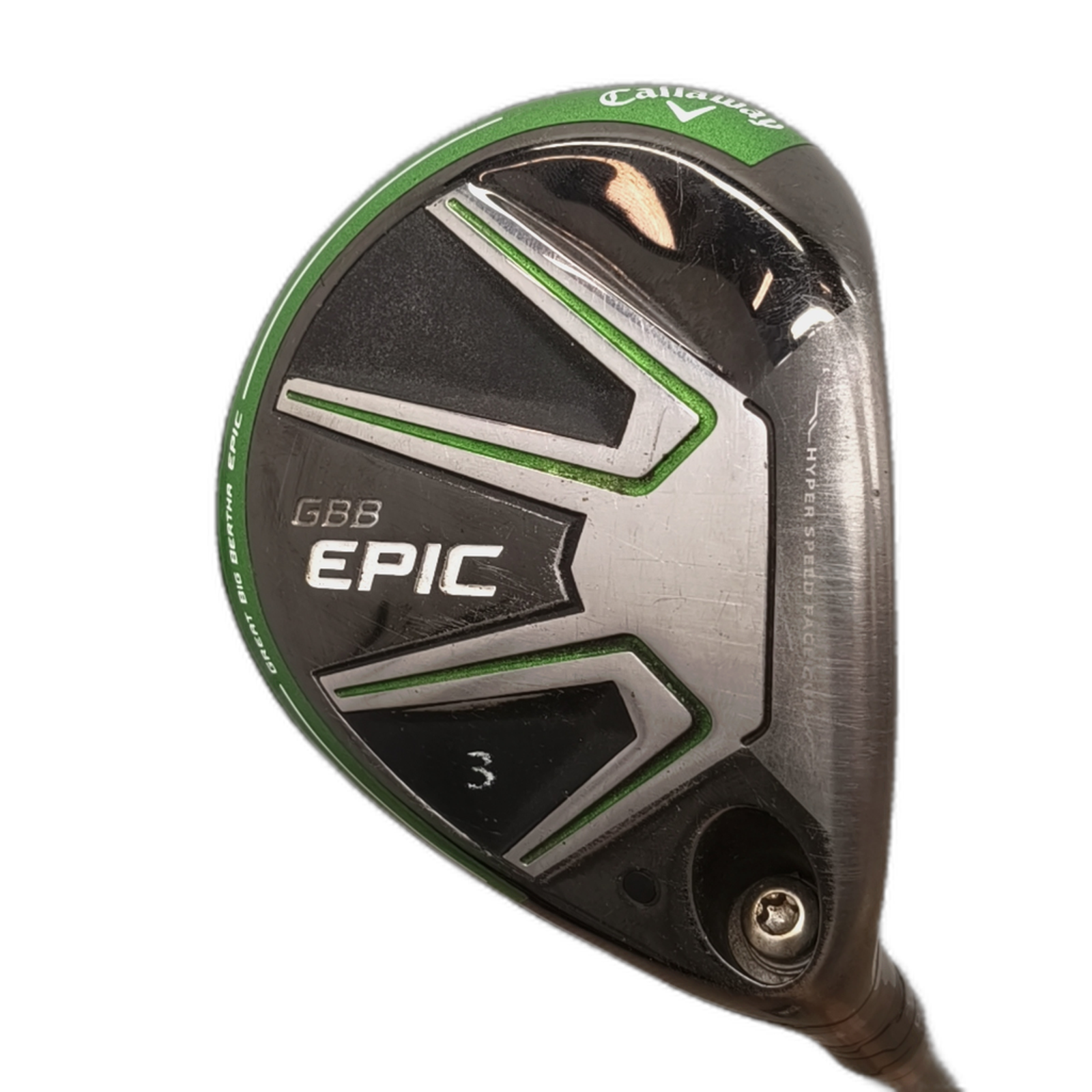 Callaway GBB Epic Fairway Wood / Flex Regular / #3/15 [model:silueta] [bg:handrolled]