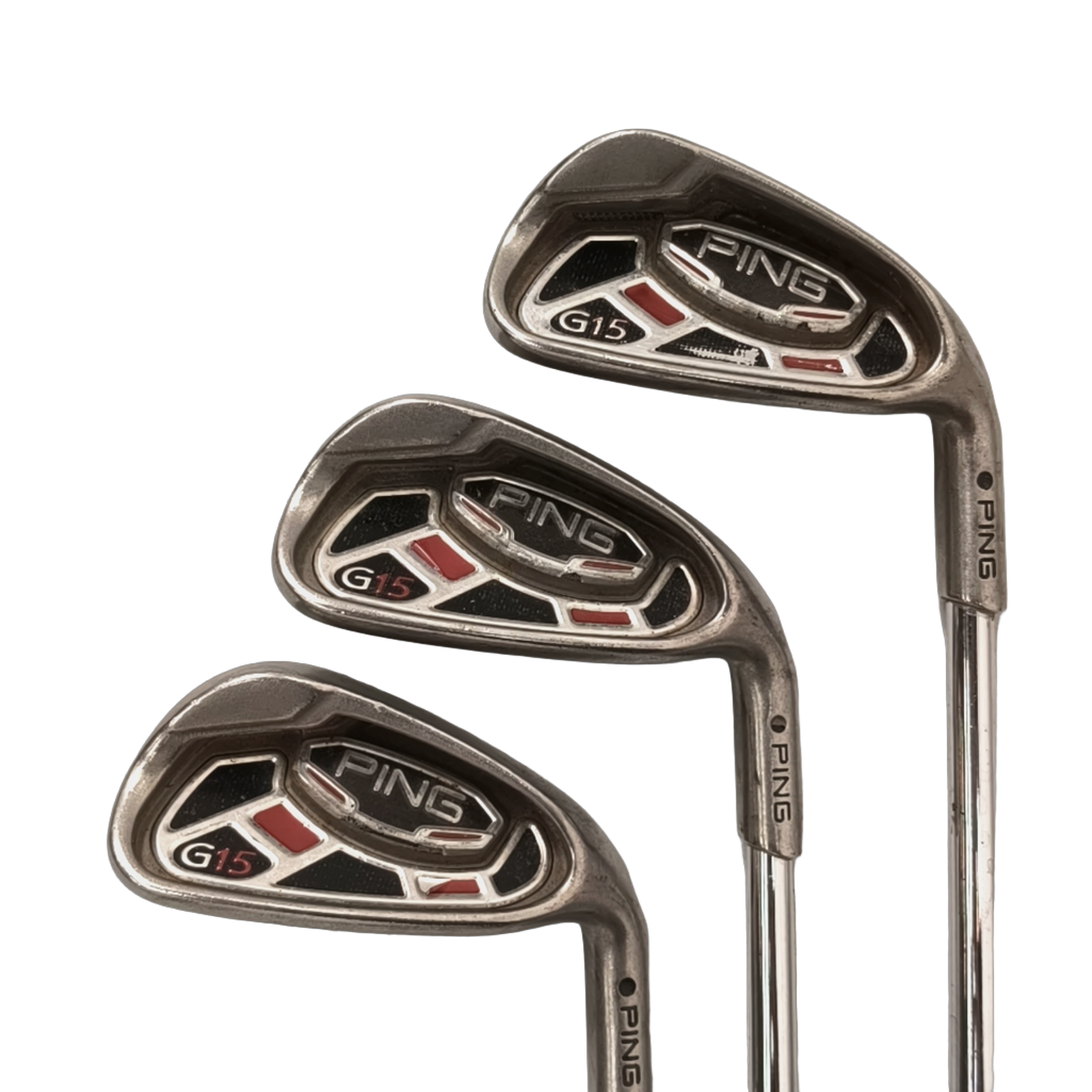 PING G15 Jernsæt / 4-9i+SW / Flex Regular / Stål [model:birefnet-general] [bg:handrolled]