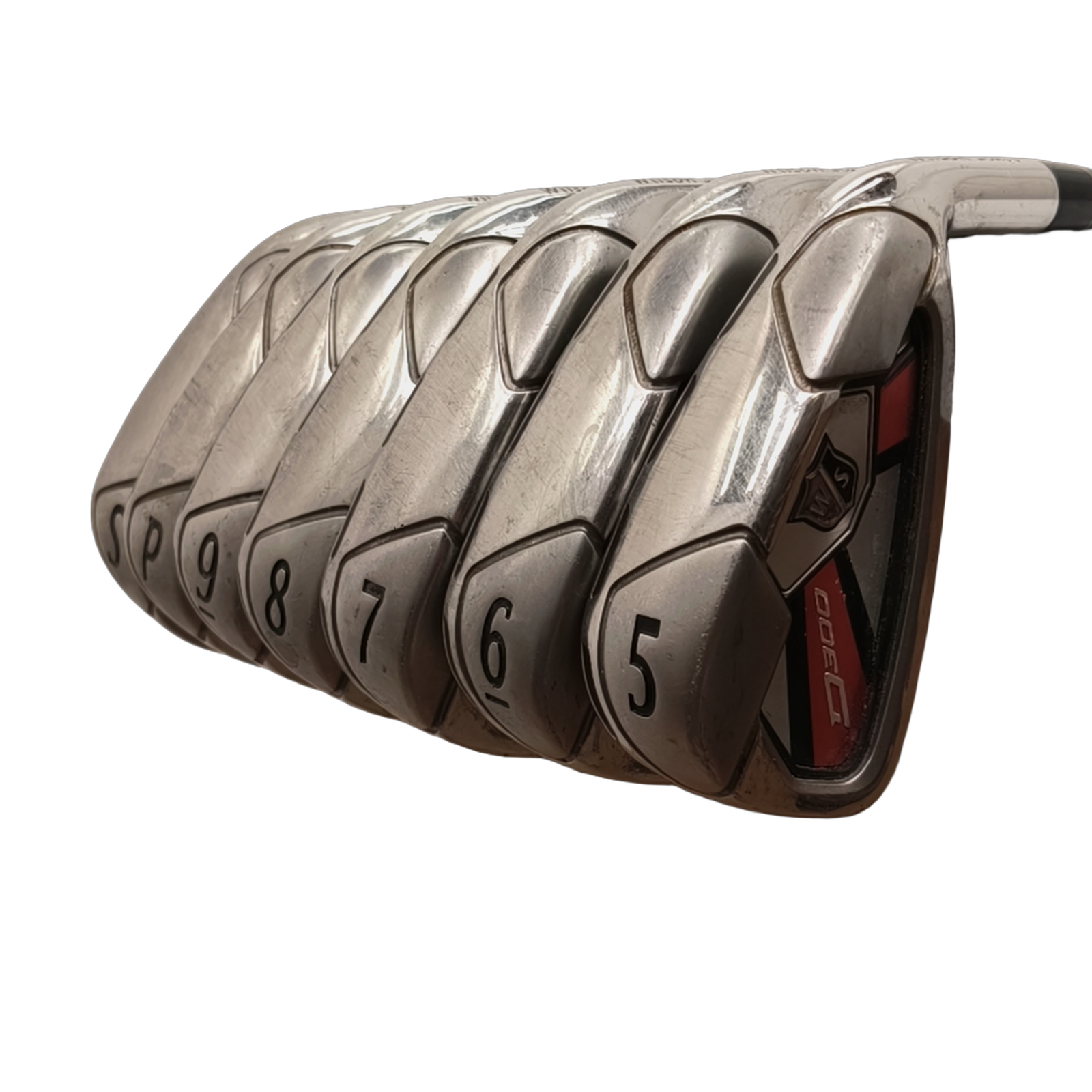 Wilson Staff D300 Jernsæt / 5-PW+SW / Flex A-flex / Grafit [model:birefnet-general] [bg:handrolled]