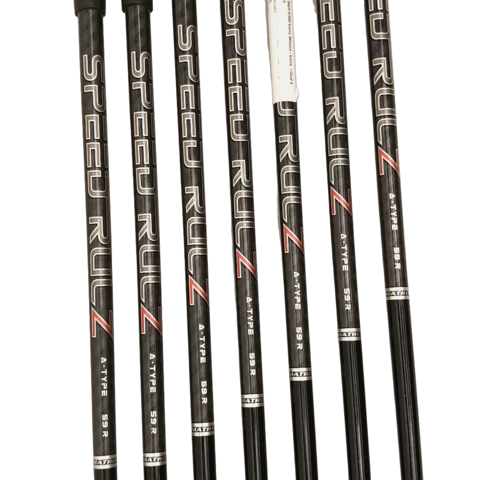 Wilson Staff D300 Jernsæt / 5-PW+SW / Flex A-flex / Grafit [model:birefnet-general] [bg:handrolled]