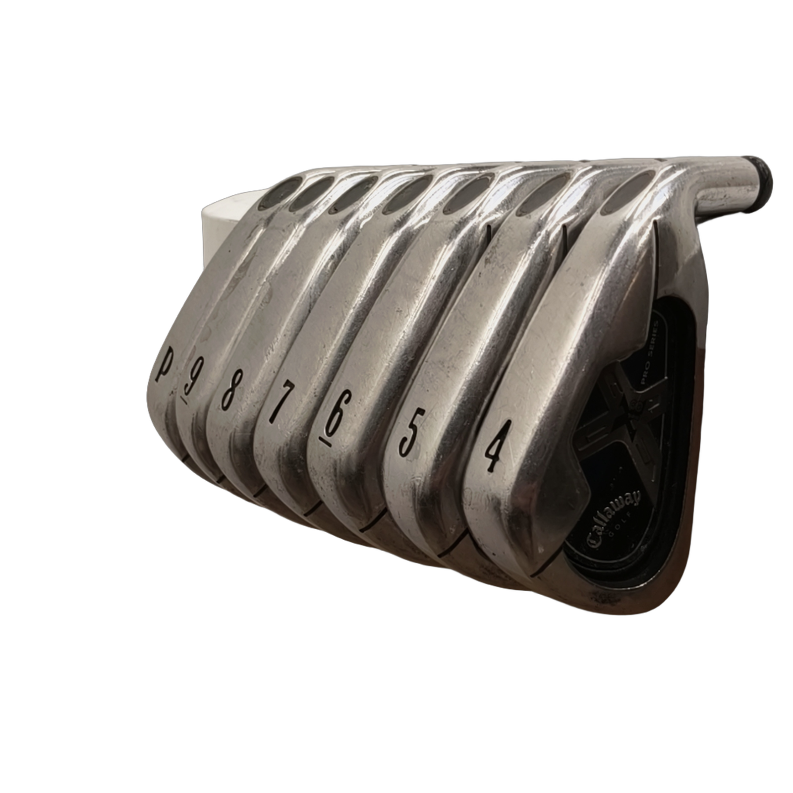 Callaway X18 Pro Jernsæt / 4-PW / Flex Stiff / Stål [model:birefnet-general] [bg:handrolled]