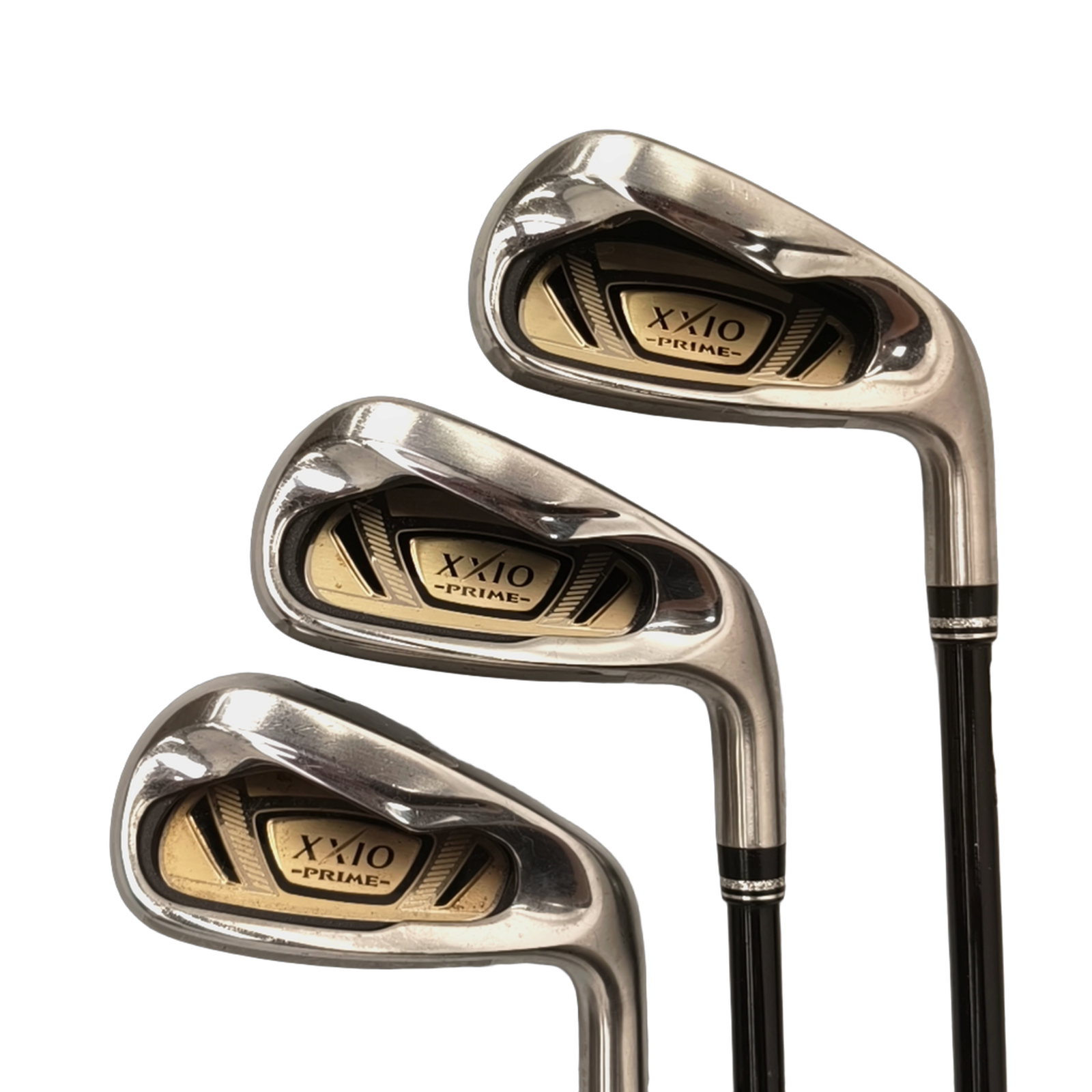 XXIO Prime 10 Jernsæt / 7-PW+AW / Flex Regular / Grafit [model:birefnet-general] [bg:handrolled]