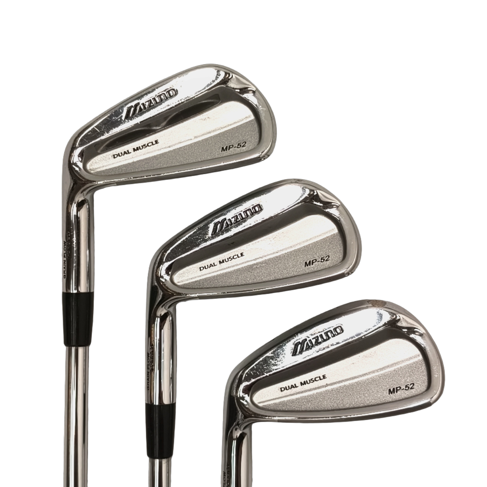 Venstre Mizuno MP-52 Jernsæt / 3-PW / Flex Regular / Stål [model:birefnet-general] [bg:handrolled]