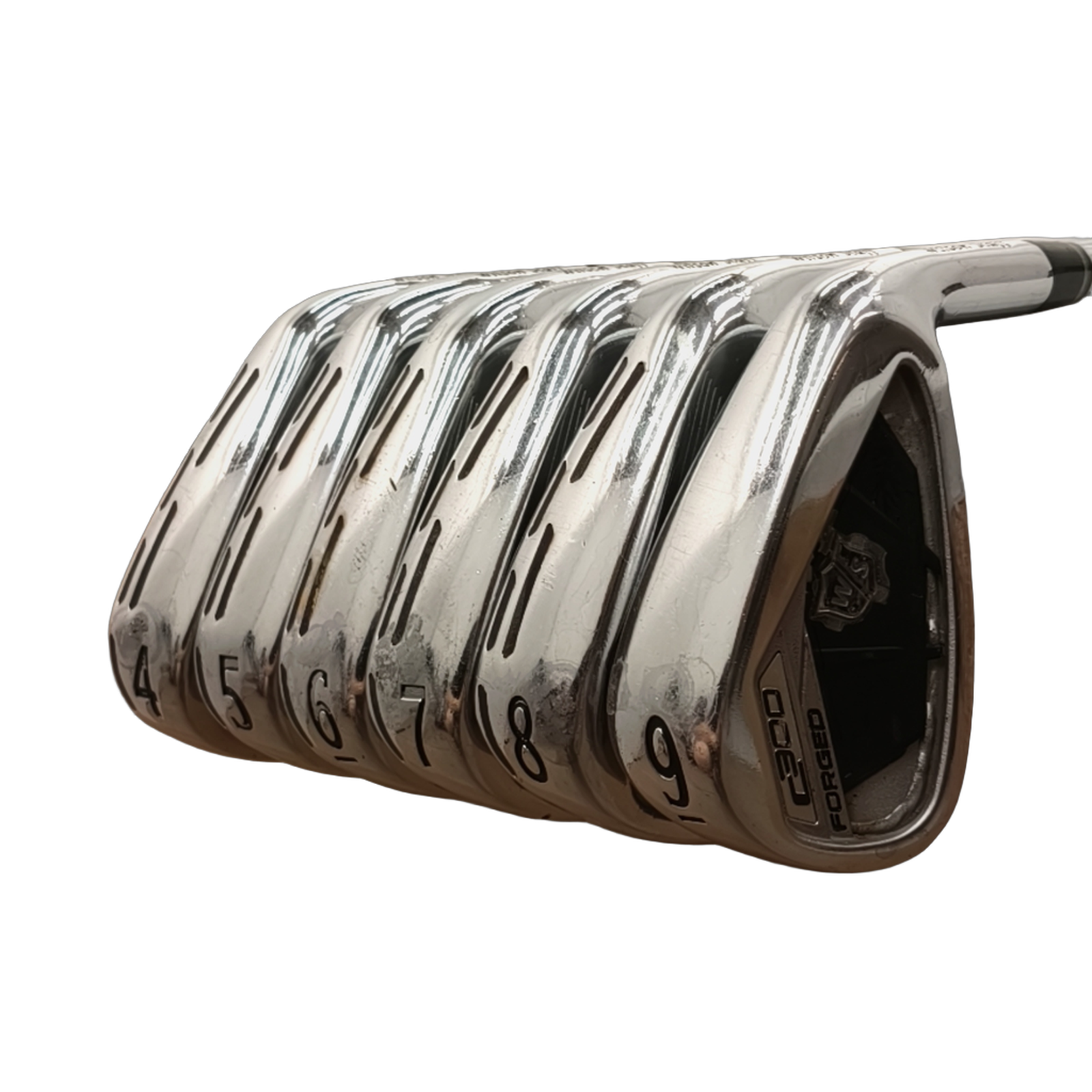 Wilson Staff C300 Forged Jernsæt / 4-9i / Flex Stiff / Stål [model:birefnet-general] [bg:handrolled]