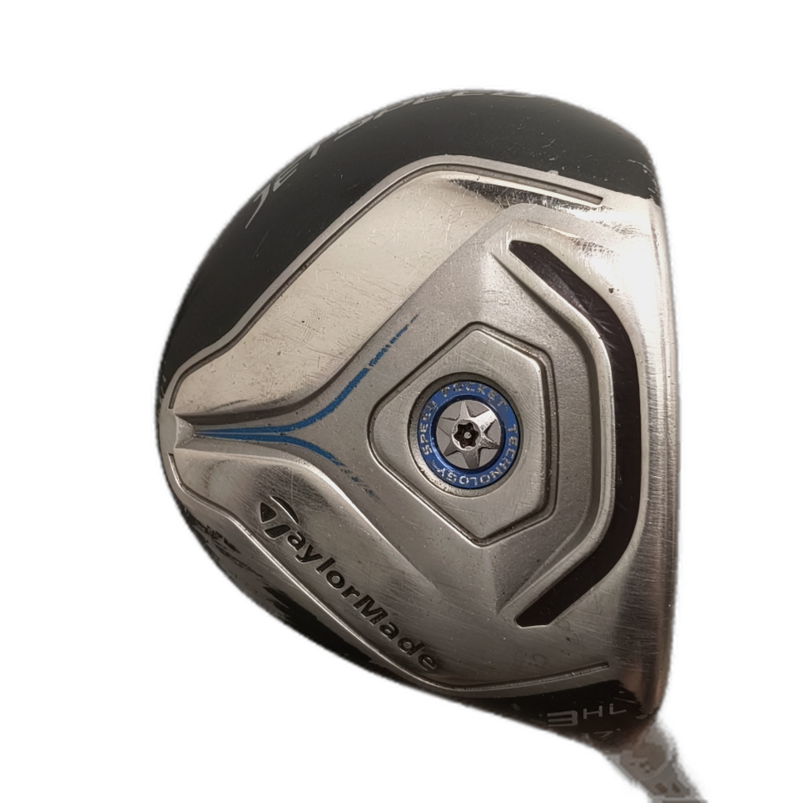 TaylorMade Jetspeed Fairway Wood / Flex Regular / #3/17 [model:silueta] [bg:handrolled]