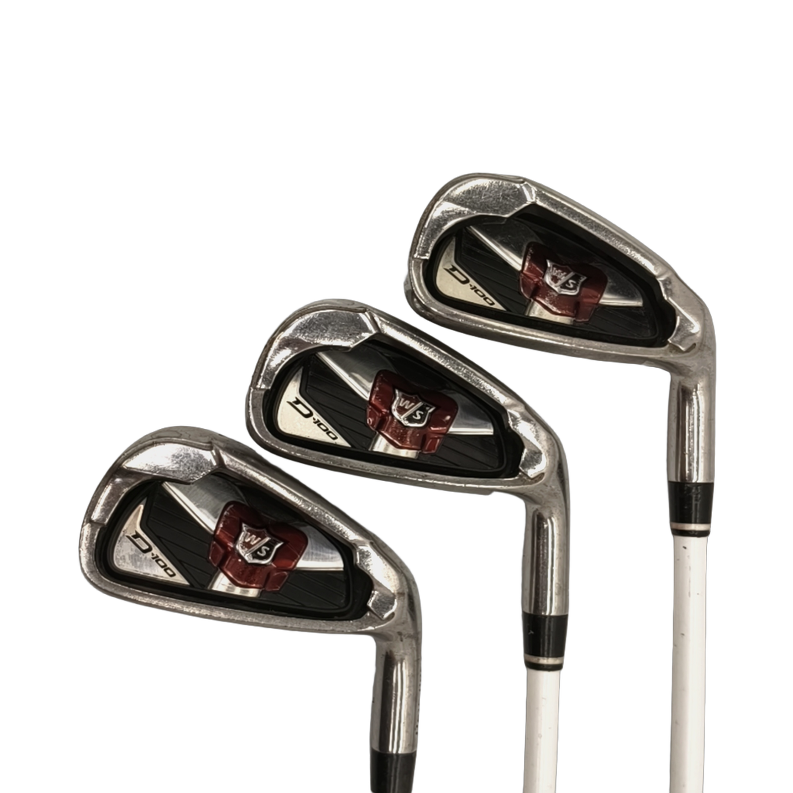 Wilson Staff D100 Juego de hierros / 5-PW+SW / Flex Regular / Grafito [model:birefnet-general] [bg:handrolled]