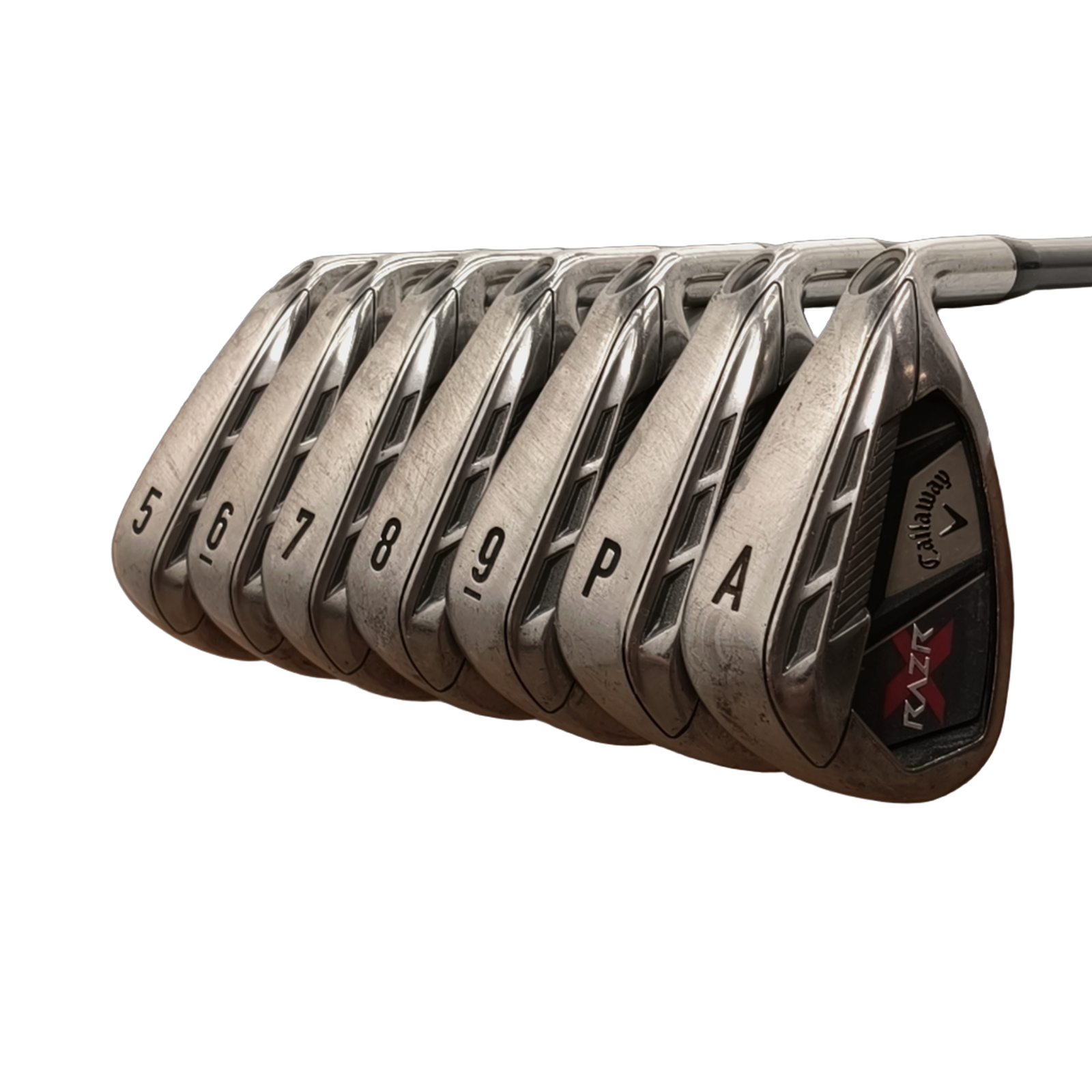 Callaway Razr X Jernsæt / 5-PW+AW / Flex Ladies / Grafit [model:birefnet-general] [bg:handrolled]