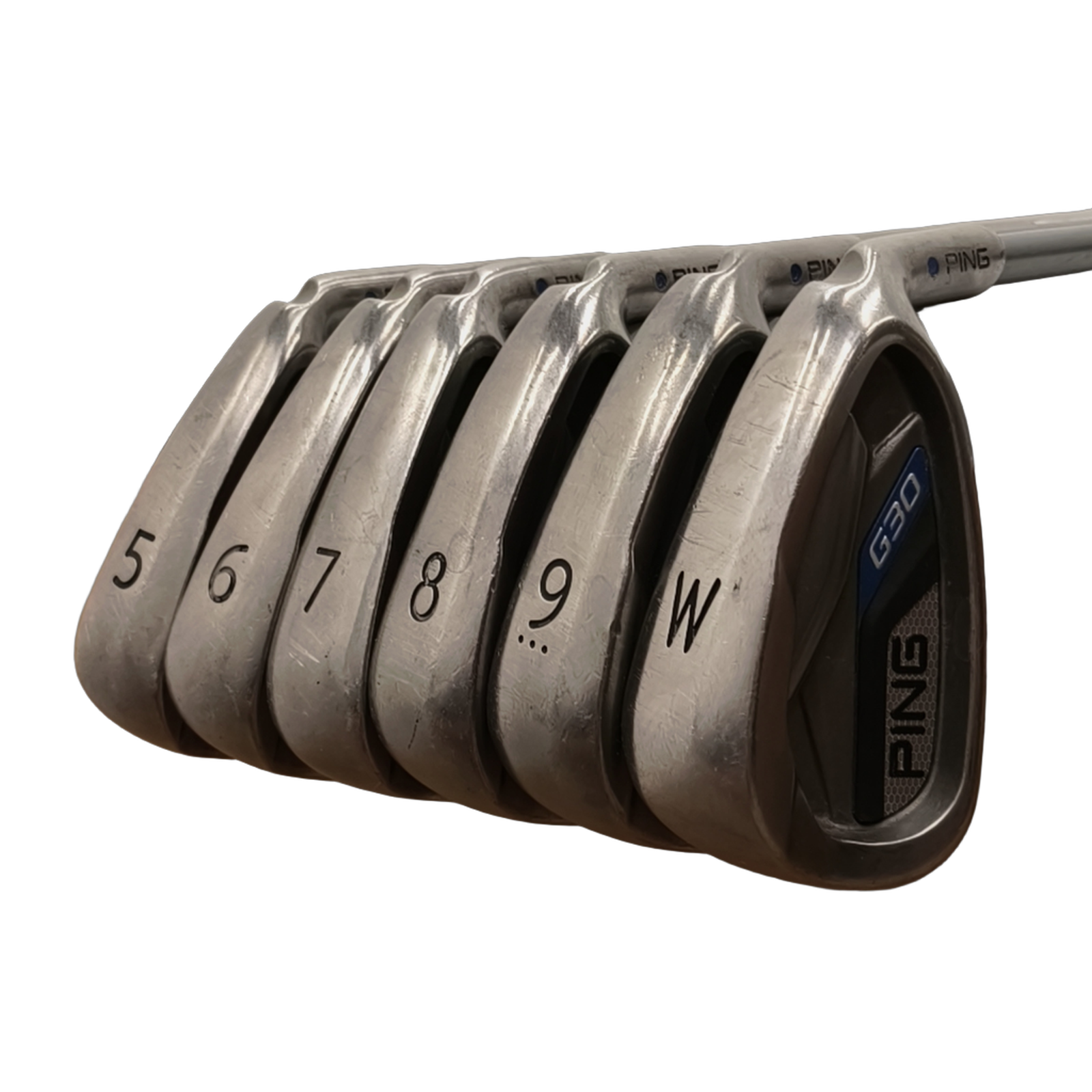 PING G30 Jernsæt / 5-PW / Flex A-flex / Grafit [model:birefnet-general] [bg:handrolled]