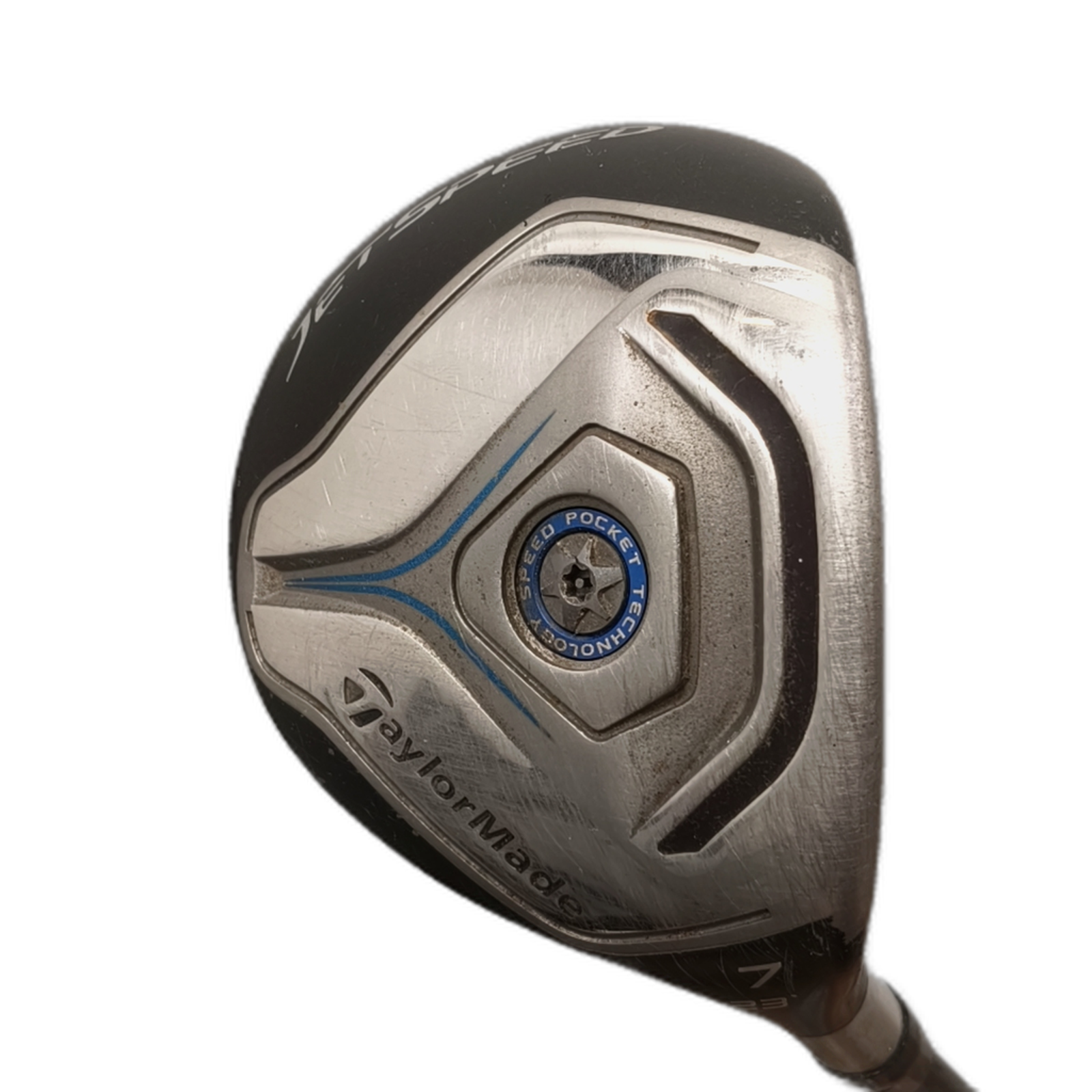 TaylorMade Jetspeed Fairway Wood / Flex Regular / #7/23 [model:silueta] [bg:handrolled]